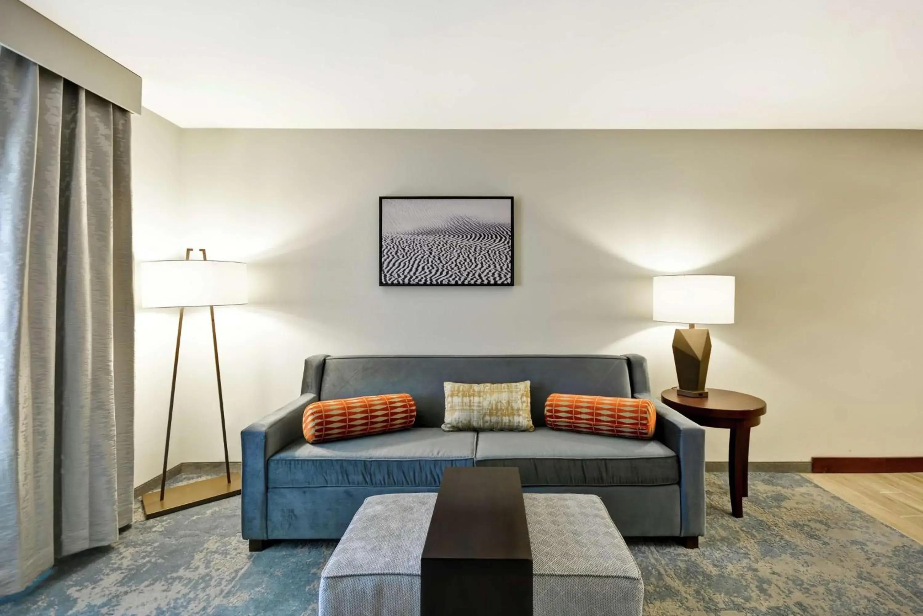 Living room, Bed in Homewood Suites by Hilton Palm Desert Living room, Bed in Homewood Suites by Hilton Palm Desert