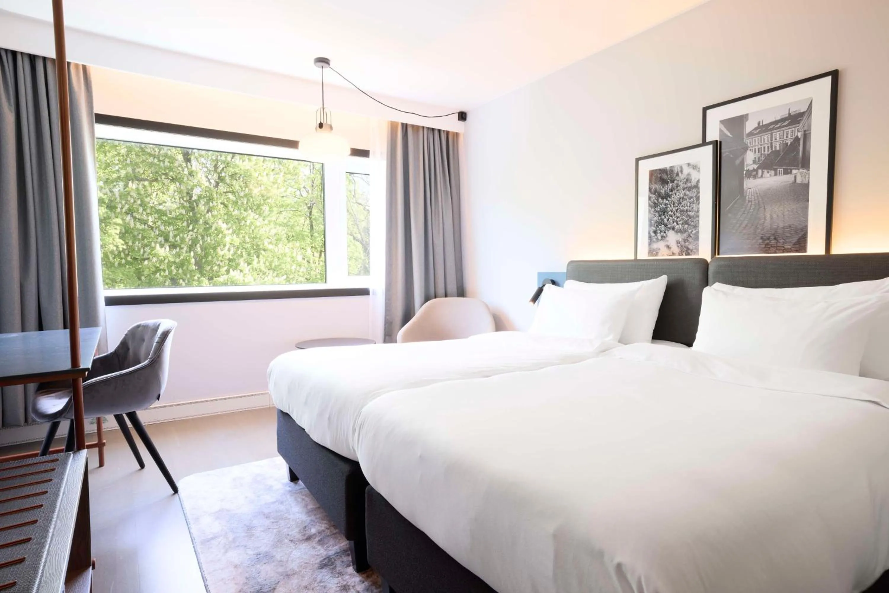 Bed in Radisson Blu Park Hotel, Oslo