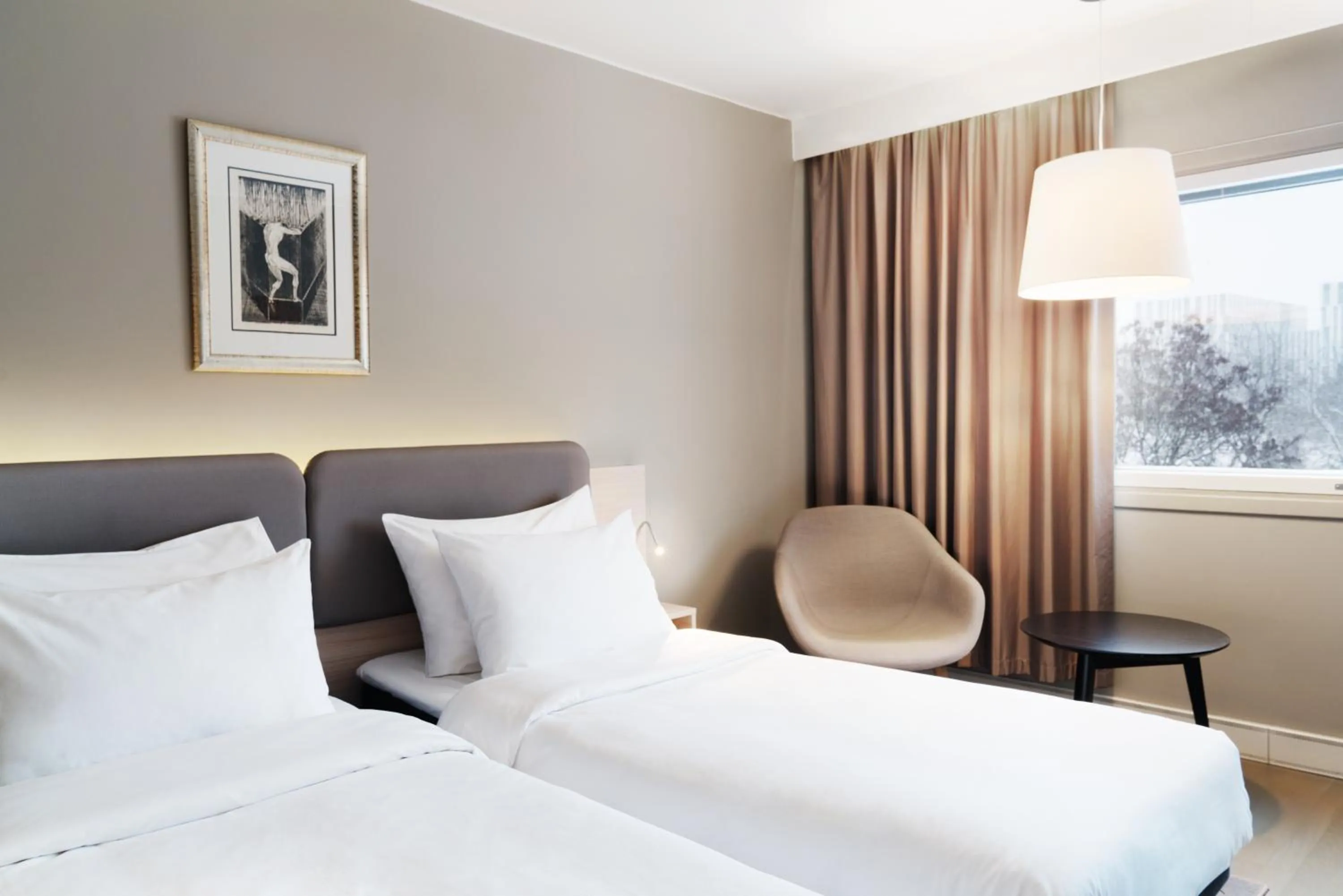 Bed in Radisson Blu Park Hotel, Oslo