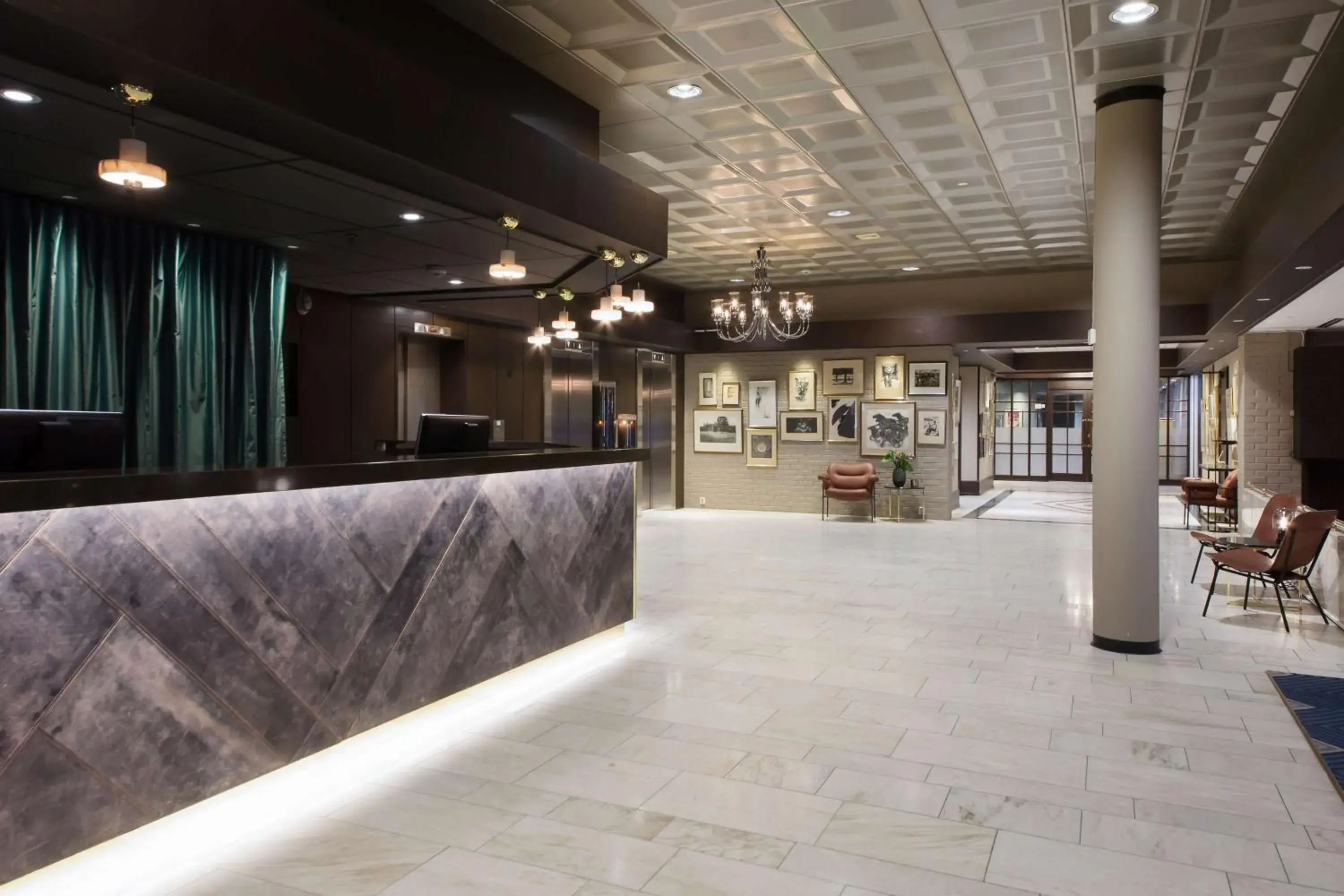 Lobby or reception in Radisson Blu Park Hotel, Oslo Lobby or reception in Radisson Blu Park Hotel, Oslo