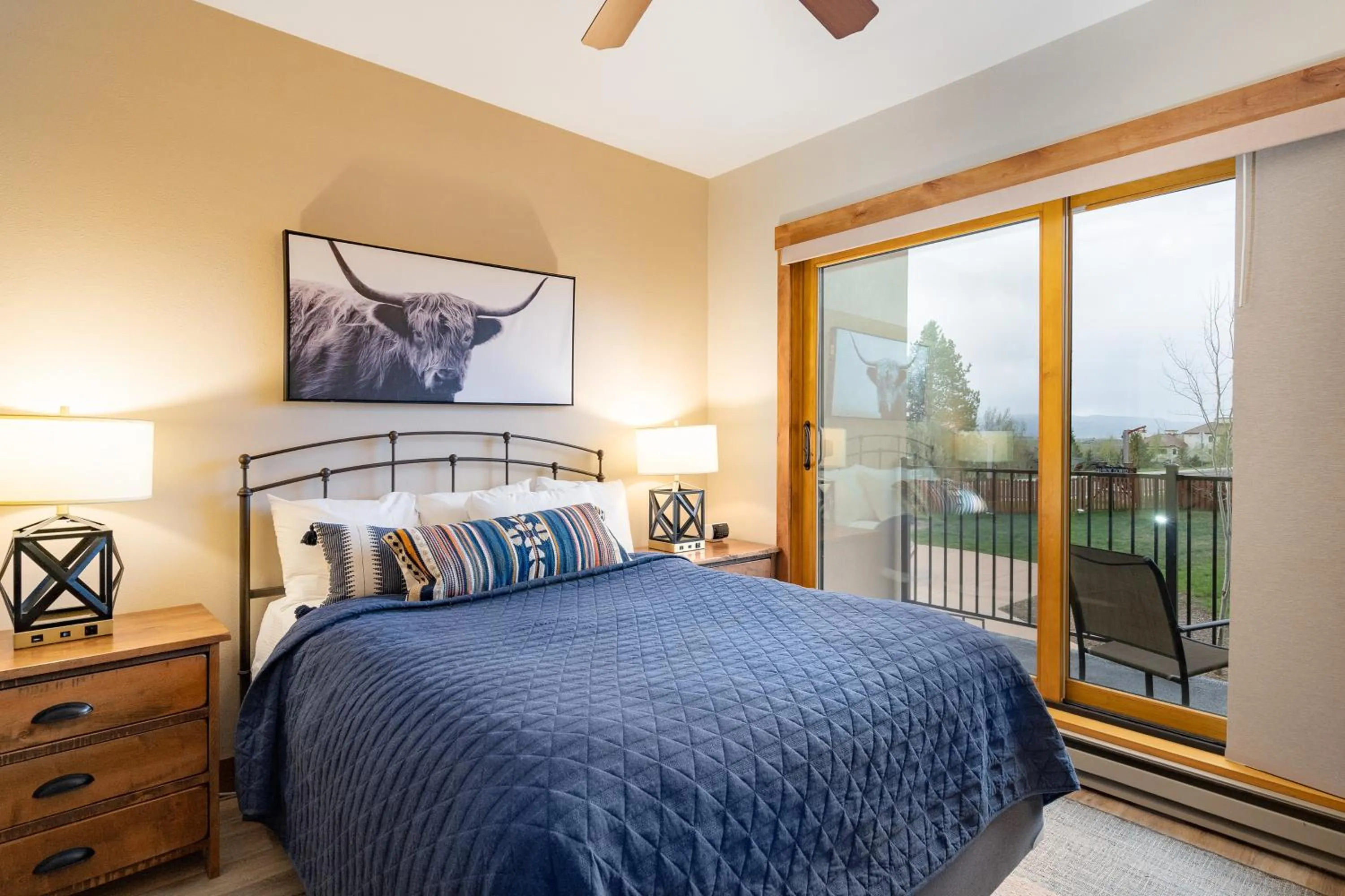 Bed in Snow Flower Condos