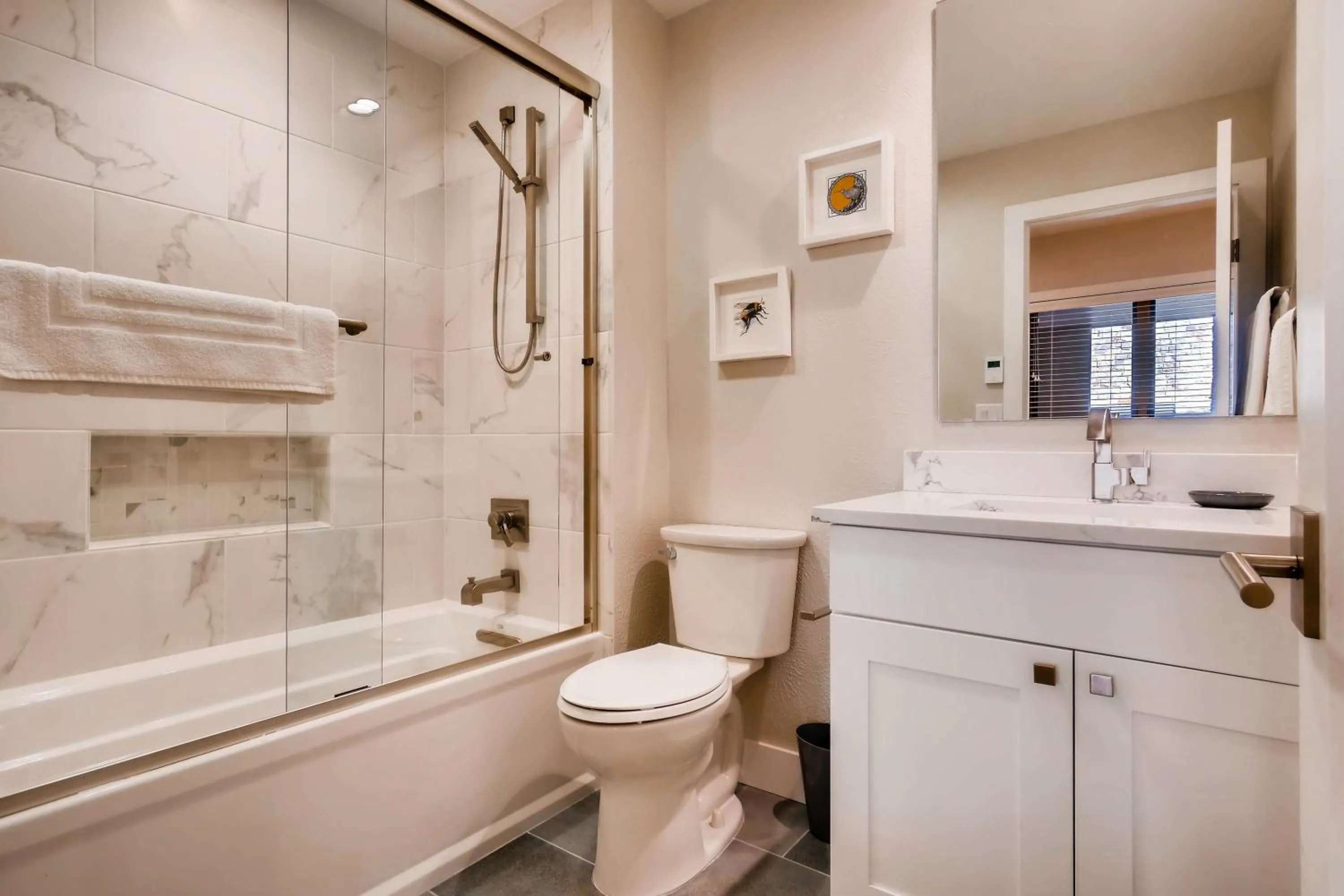 Shower in Snow Flower Condos