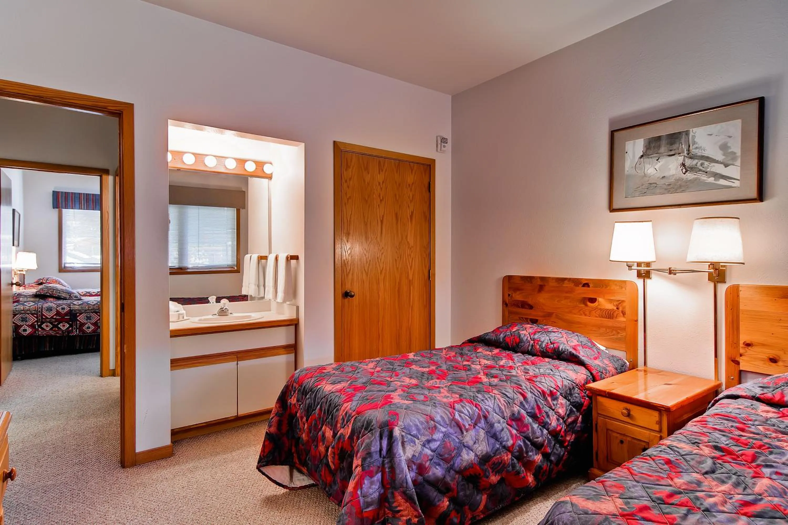 Bed in Snow Flower Condos