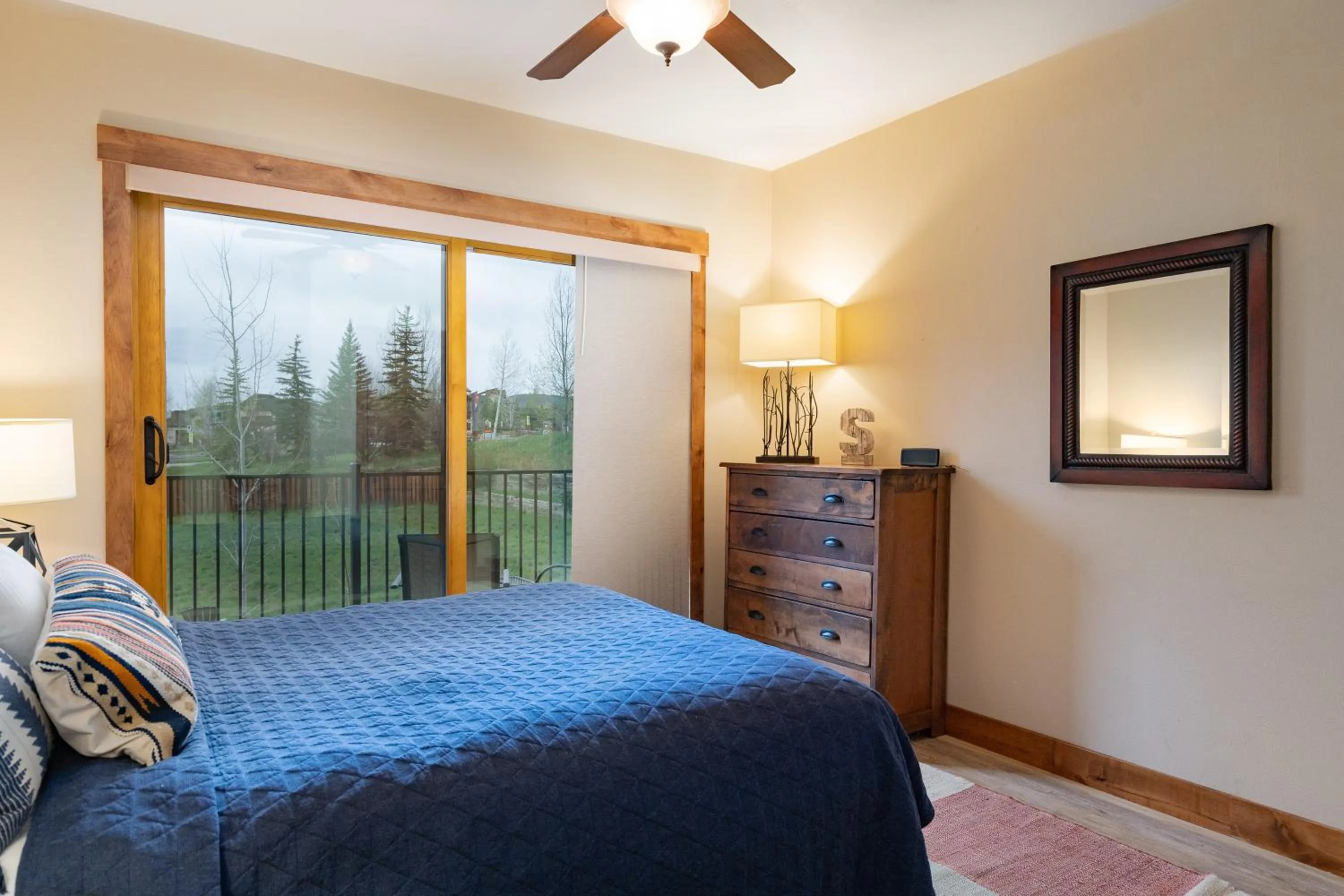 Bed in Snow Flower Condos