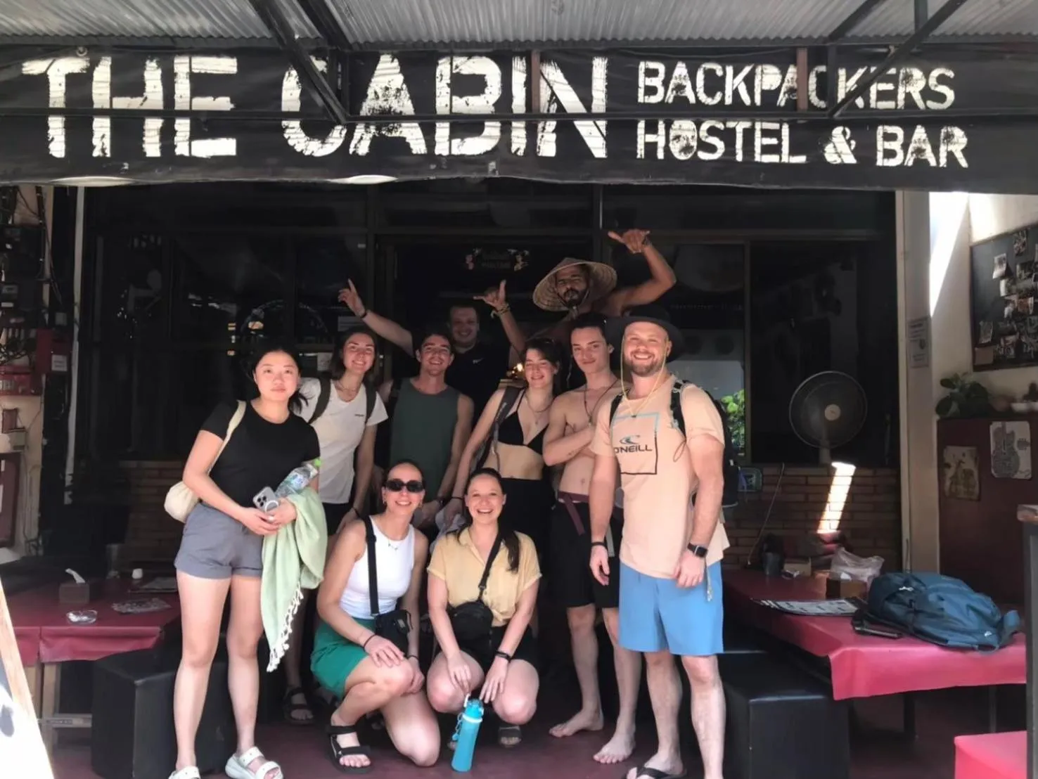 People in The Cabin Backpackers Hostel & Bar