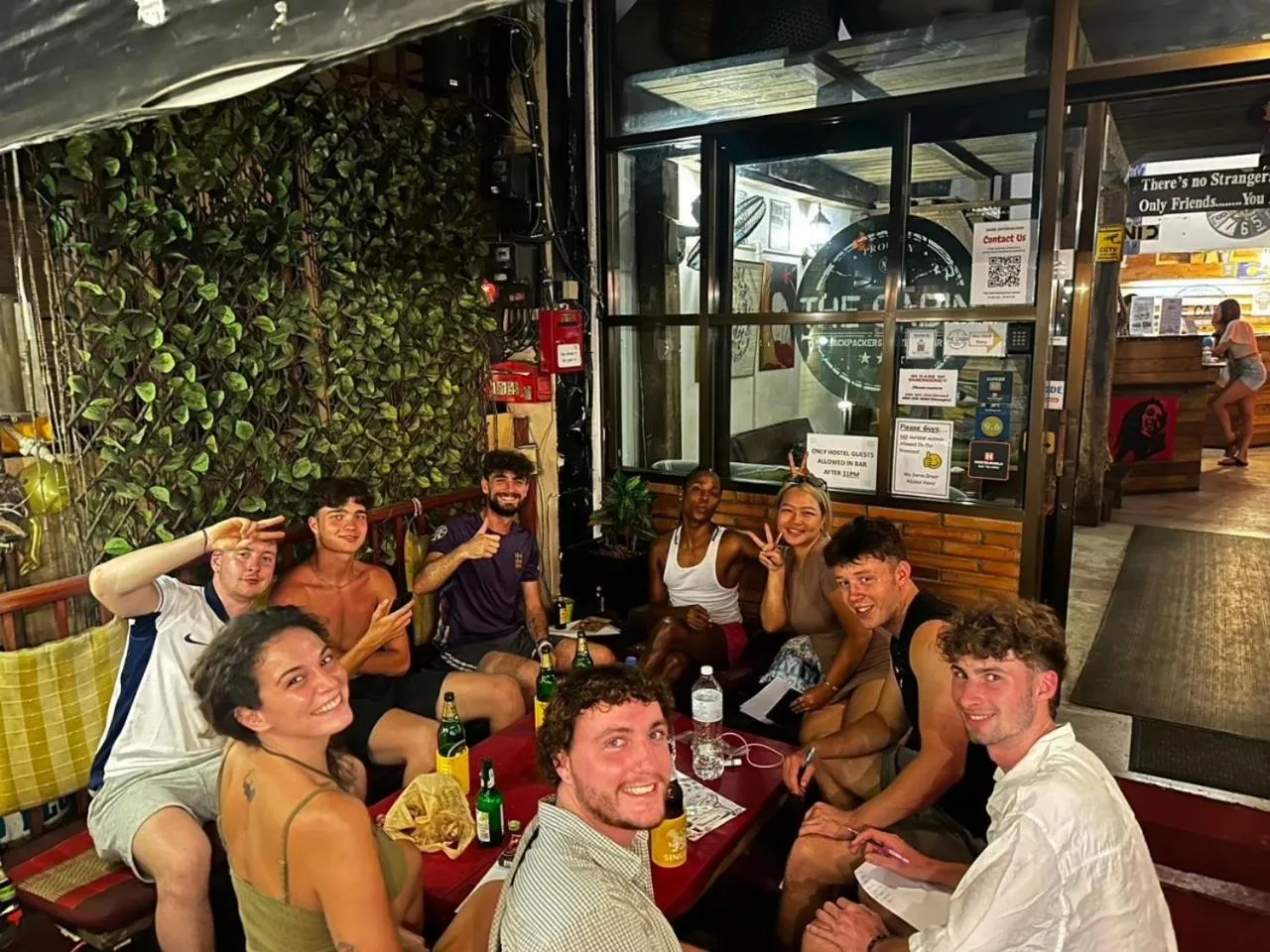 People in The Cabin Backpackers Hostel & Bar