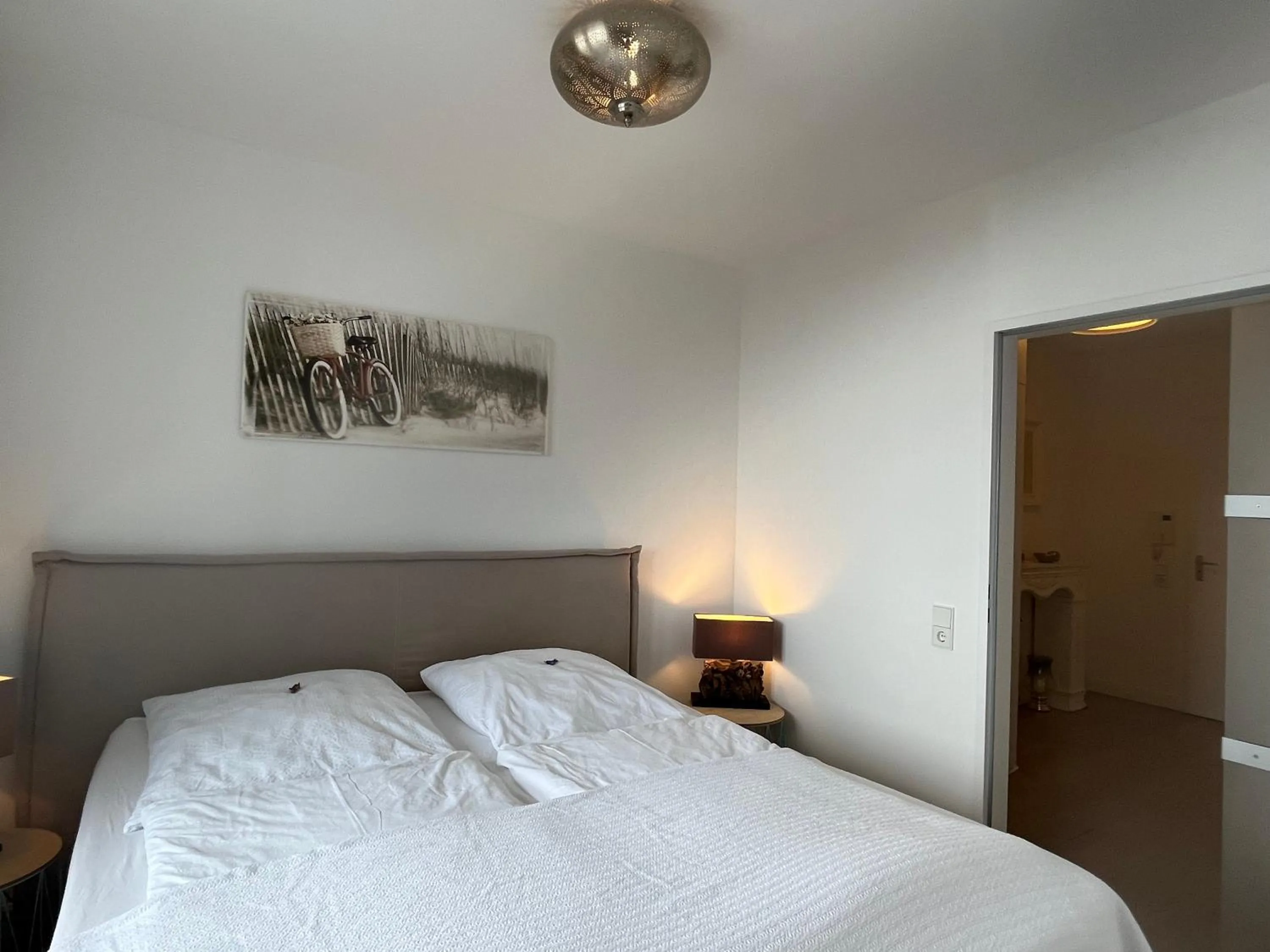 Bed in Apartement Förde Blick