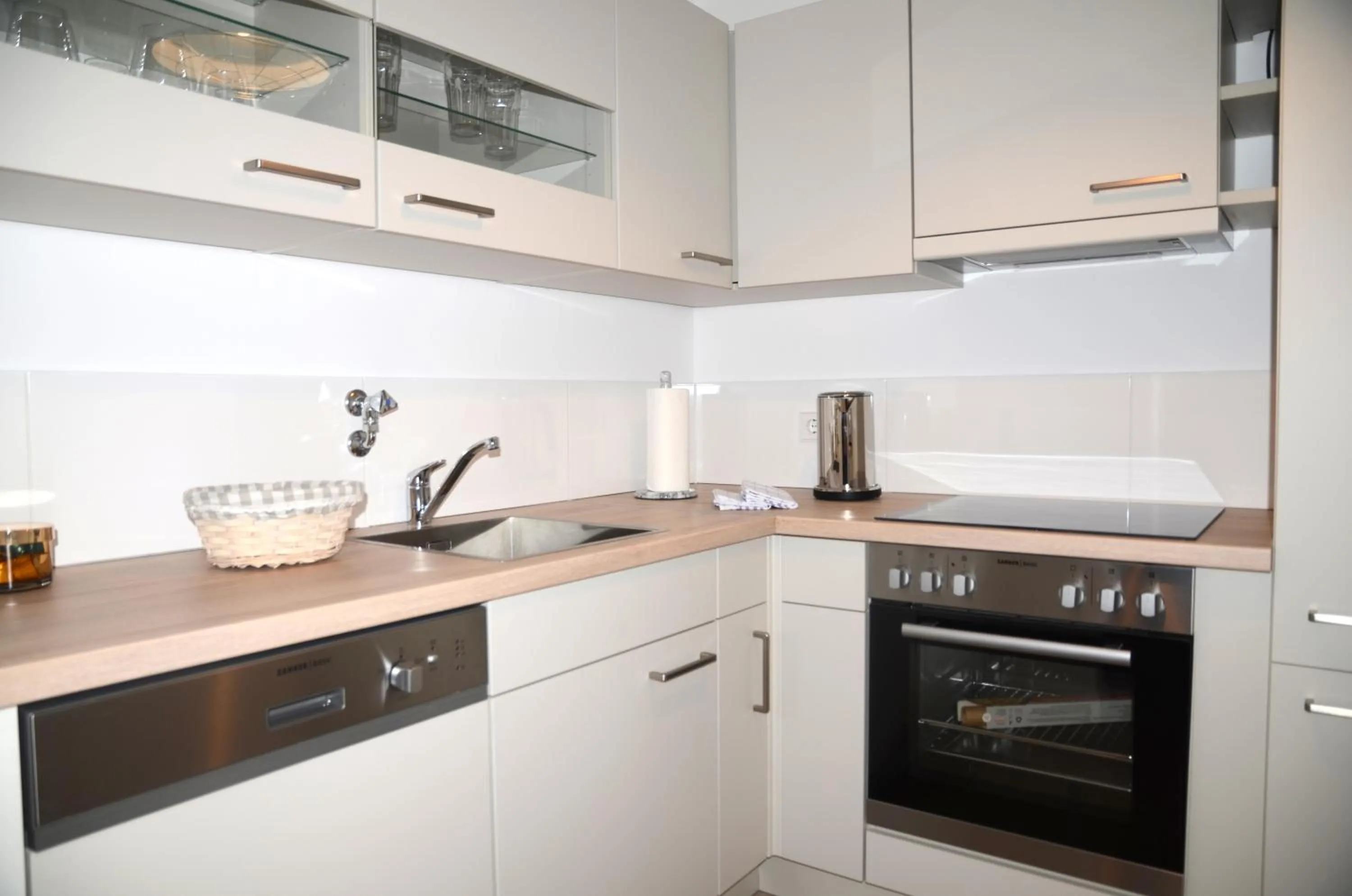 Coffee/tea facilities in Apartement Förde Blick
