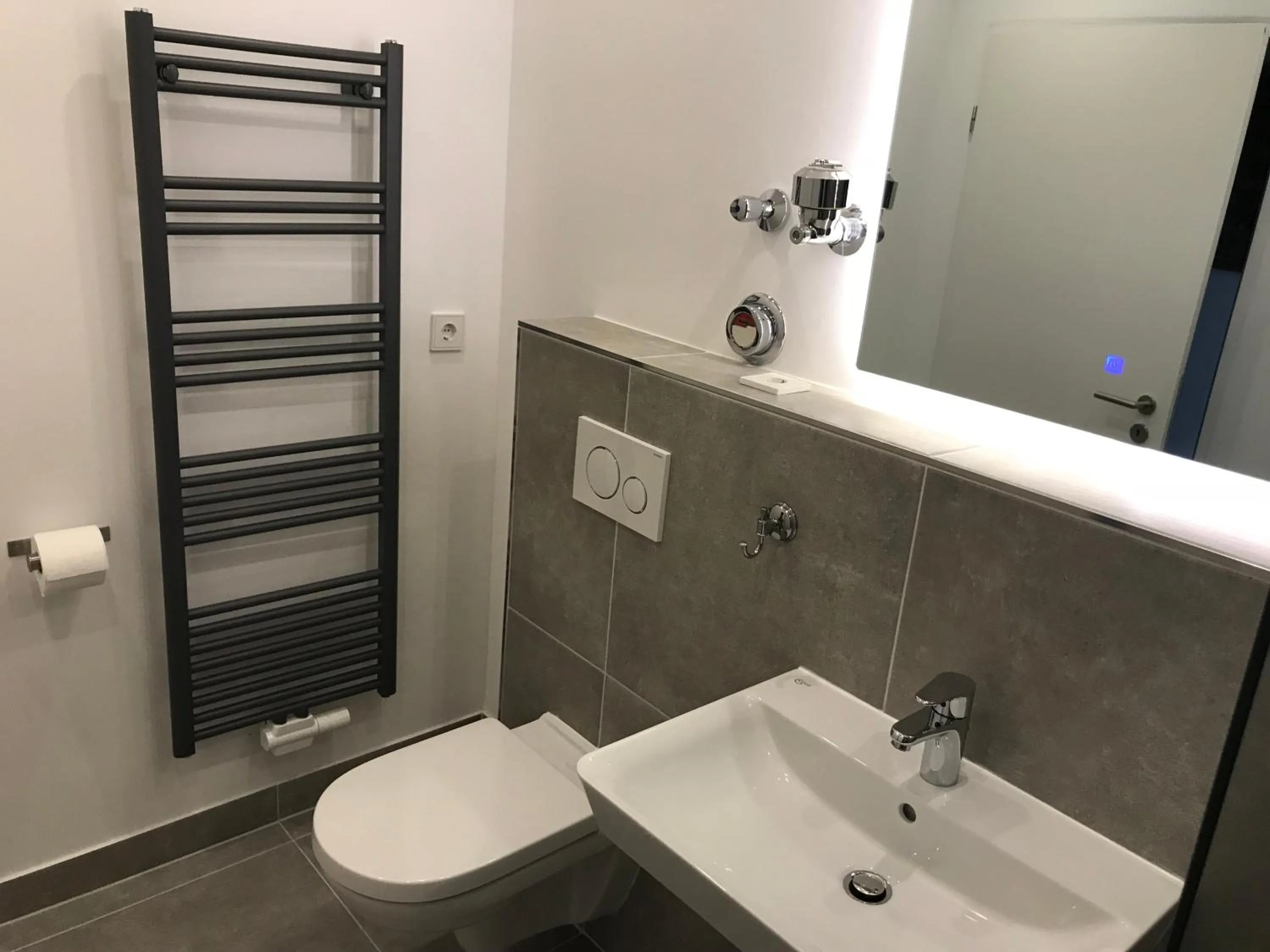 Shower in Apartement Förde Blick