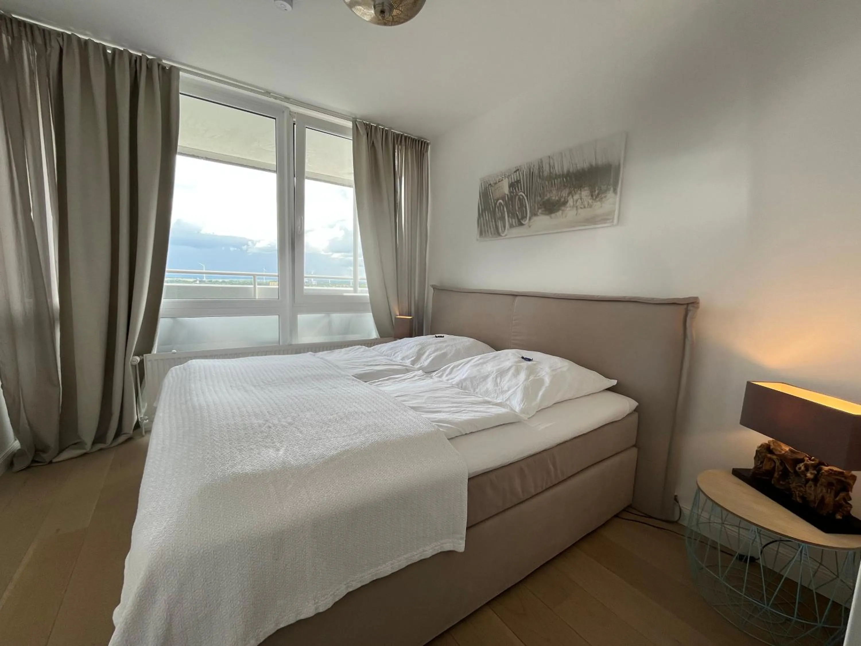 Bed in Apartement Förde Blick