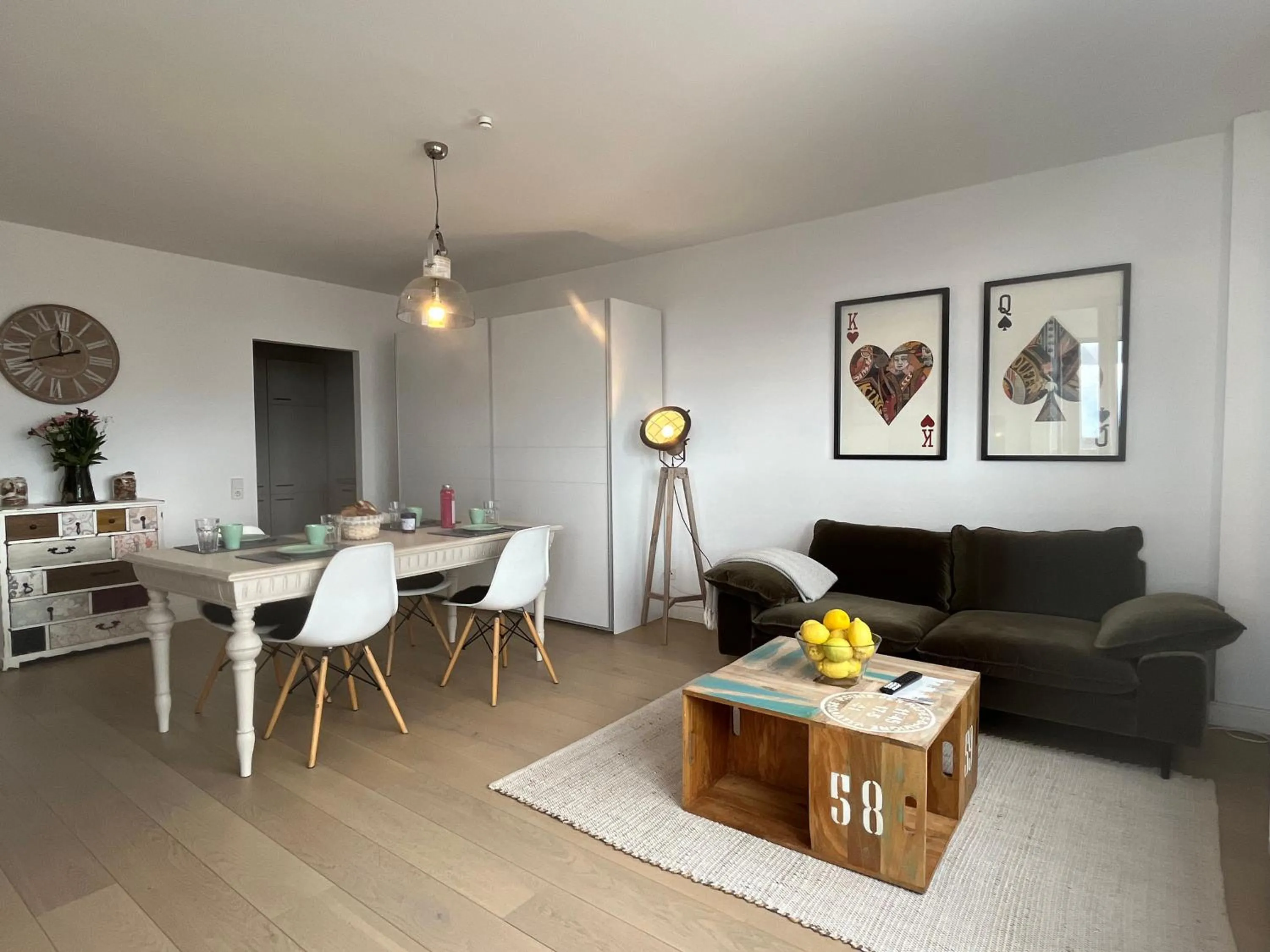 Living room in Apartement Förde Blick