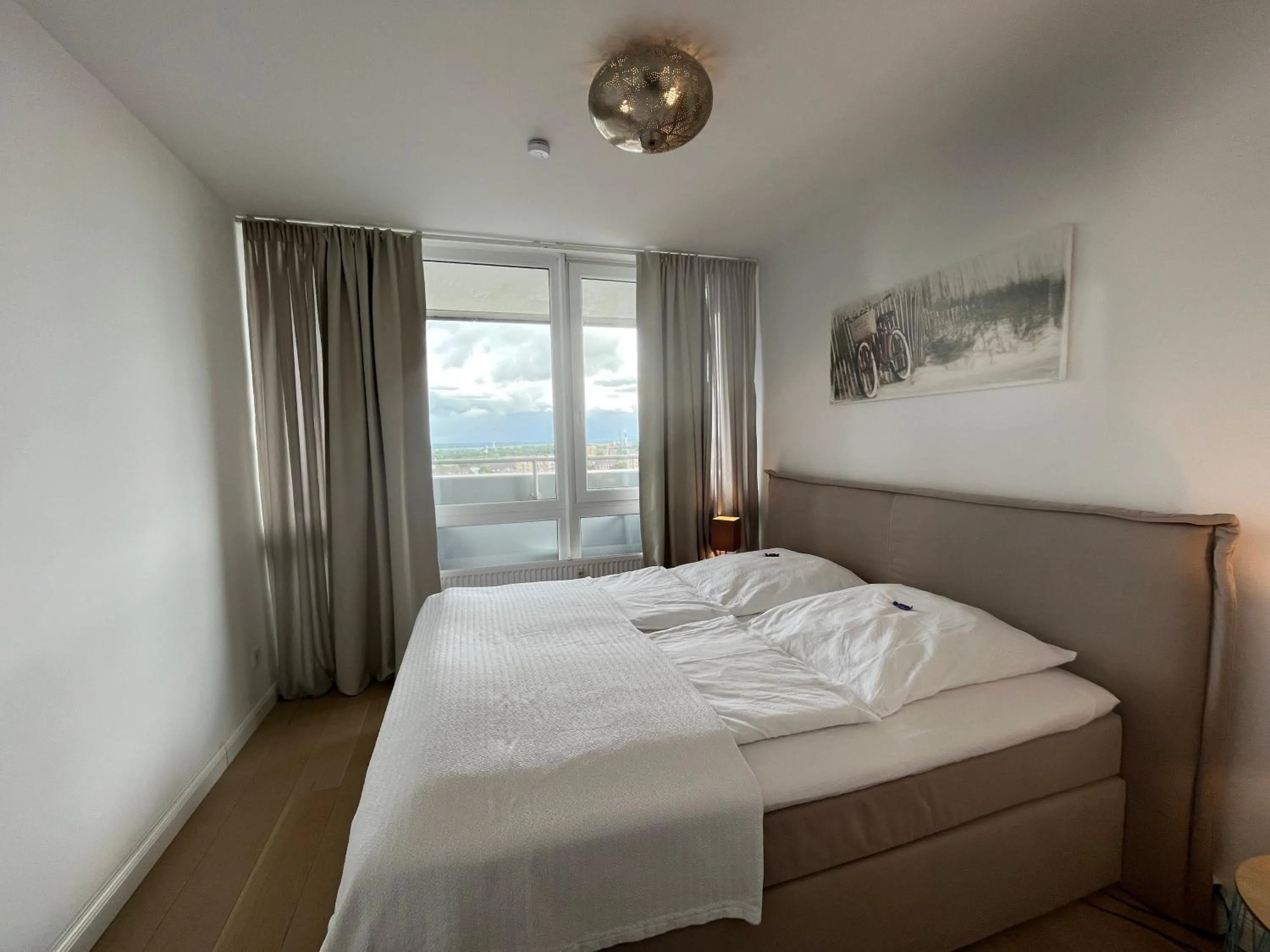 Bed in Apartement Förde Blick