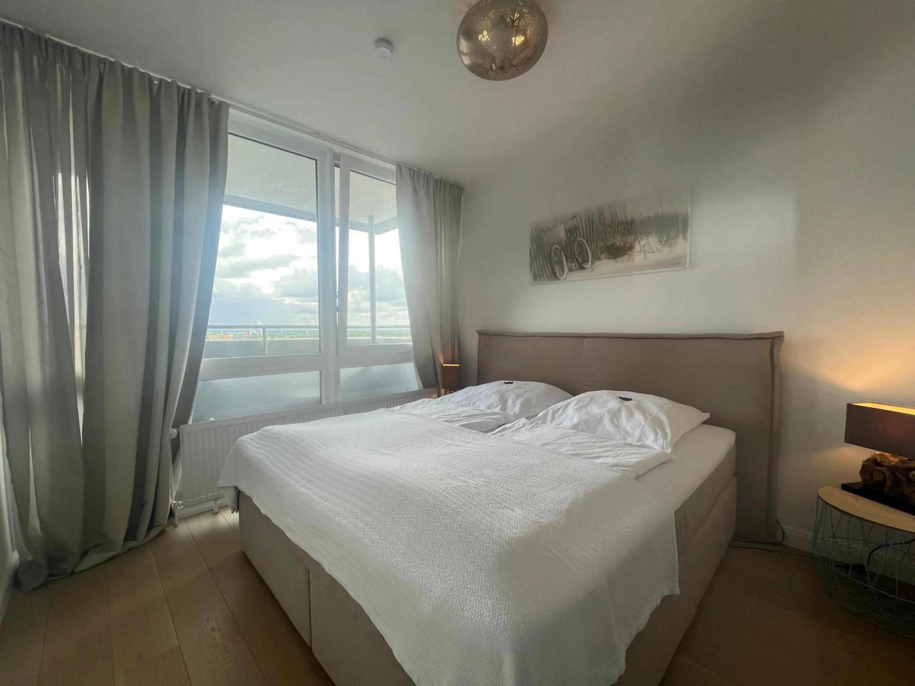 Bed in Apartement Förde Blick