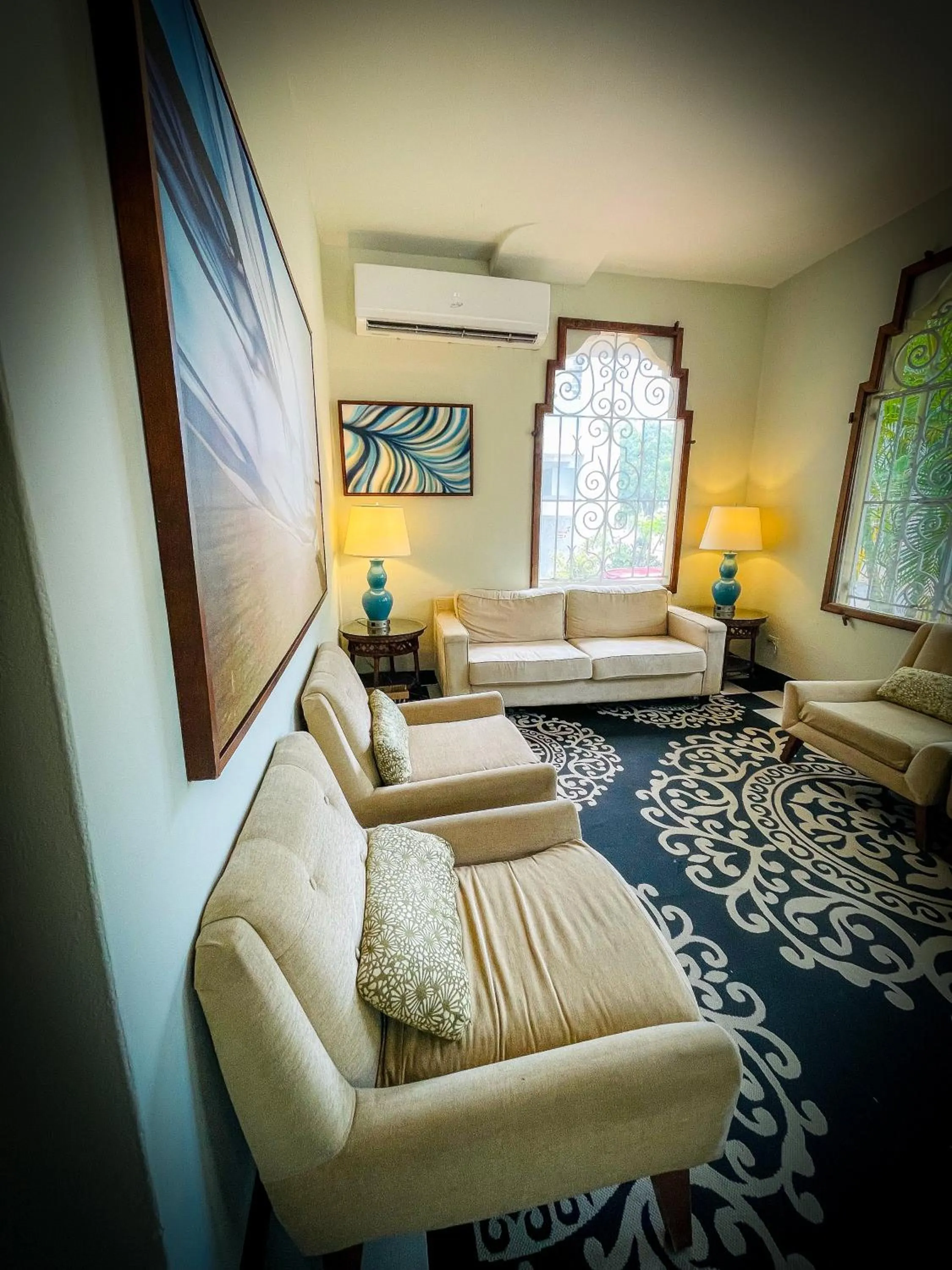 Seating area in Canario Boutique Hotel