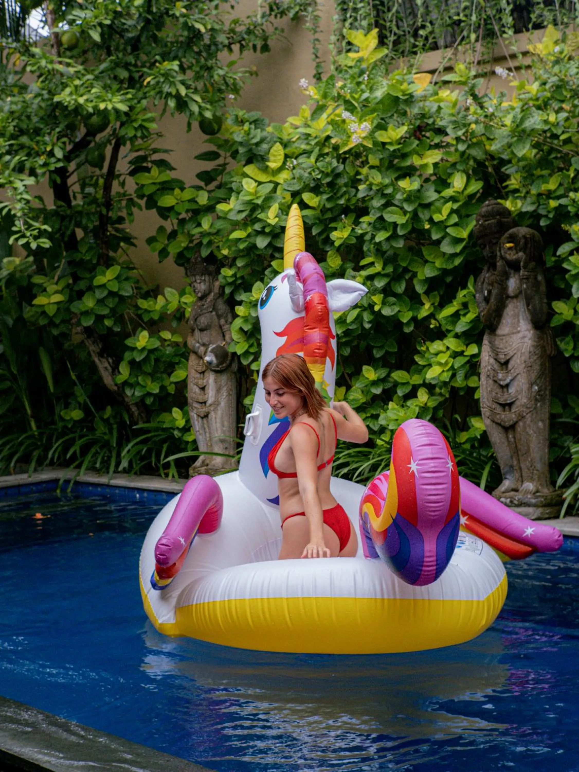 Pool view in Lasanti Villas Seminyak