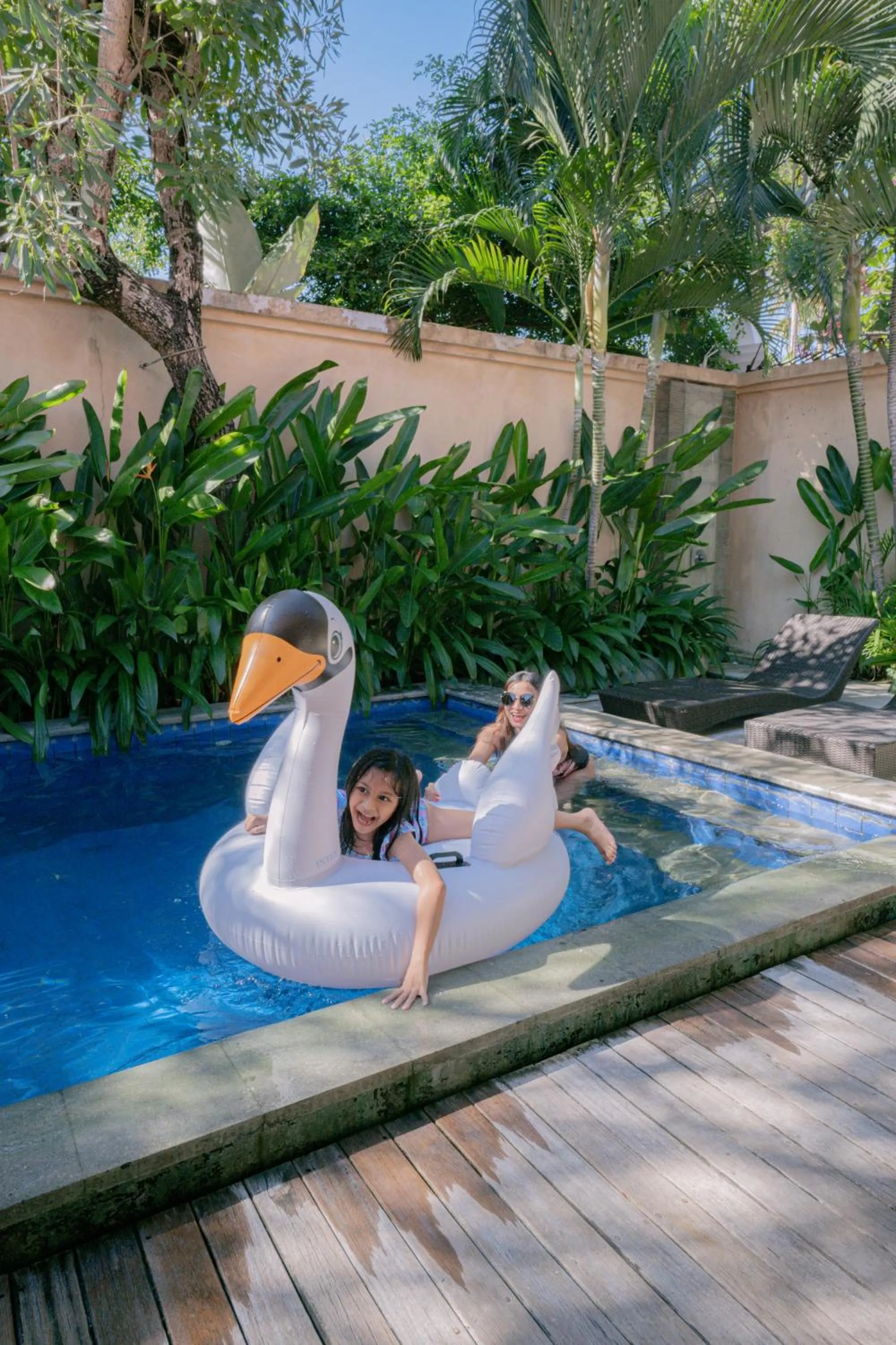 Swimming pool in Lasanti Villas Seminyak