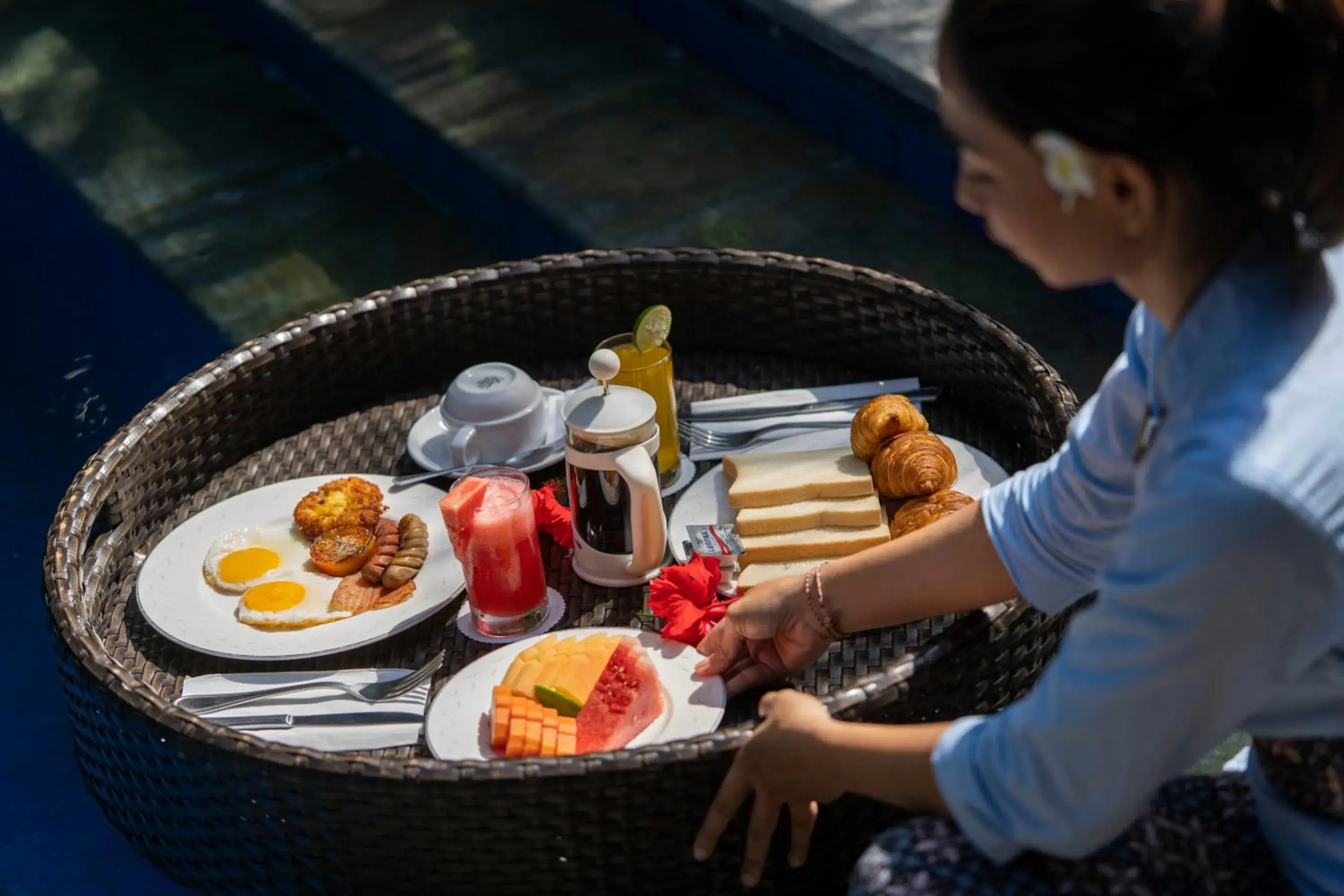 Breakfast in Lasanti Villas Seminyak Breakfast in Lasanti Villas Seminyak