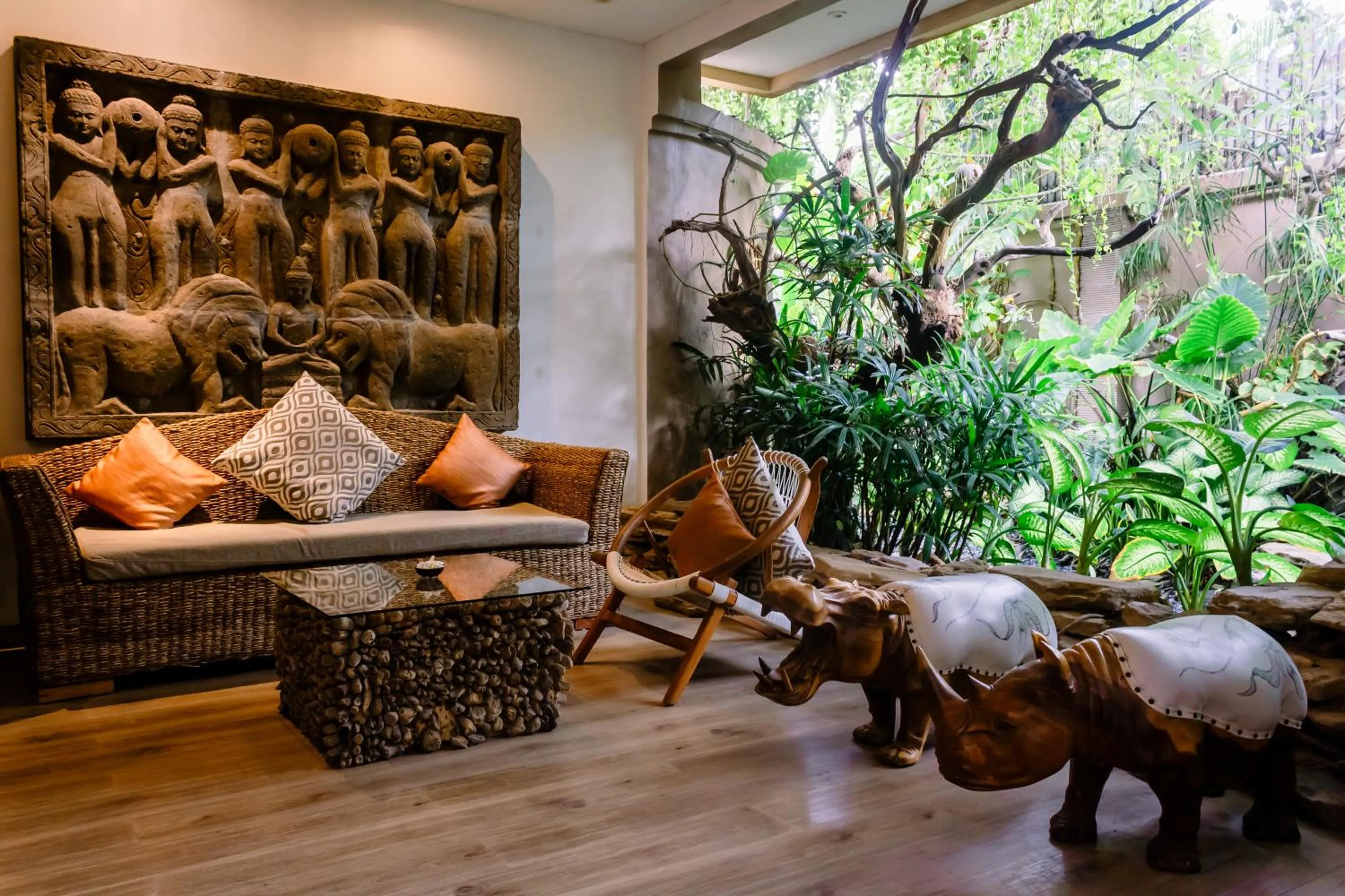 Natural landscape in Lasanti Villas Seminyak