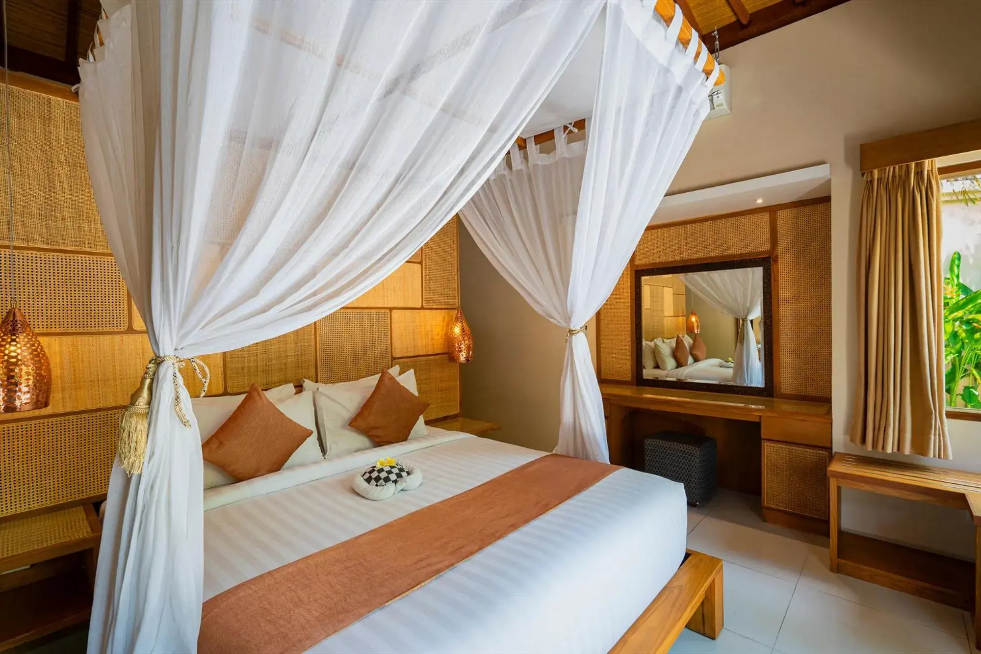 Bed in Lasanti Villas Seminyak Bed in Lasanti Villas Seminyak