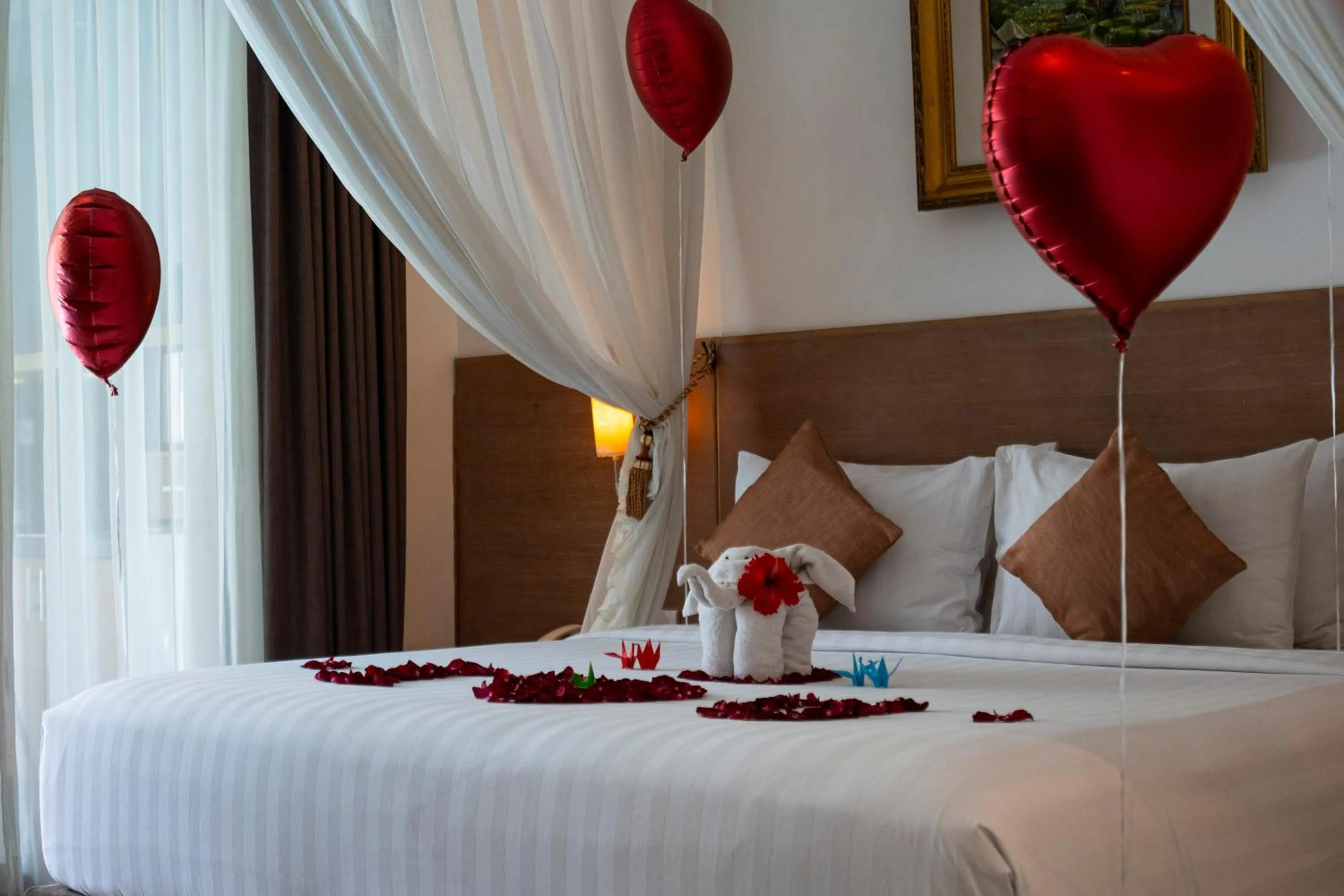 Property building, Bed in Lasanti Villas Seminyak