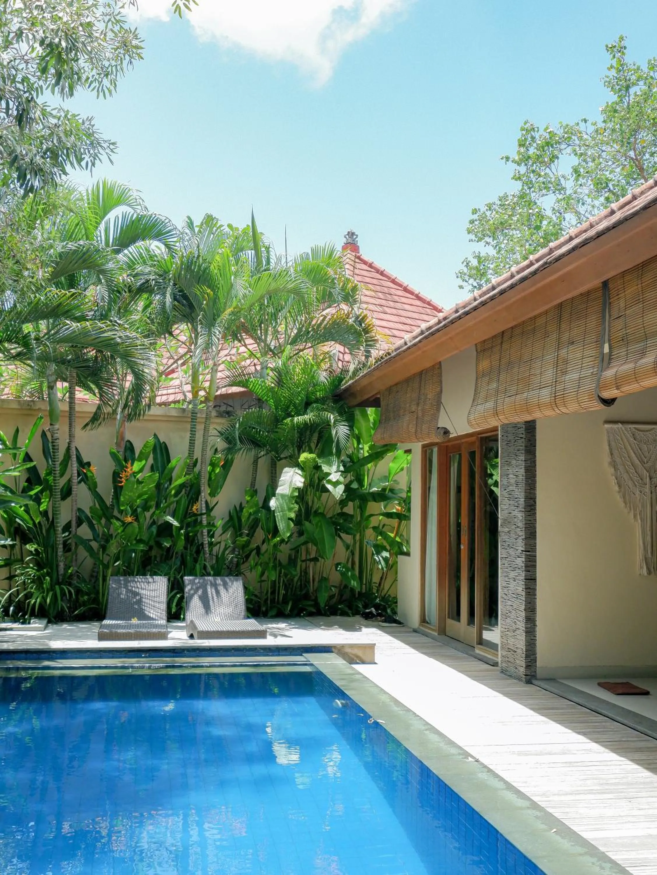 Pool view in Lasanti Villas Seminyak