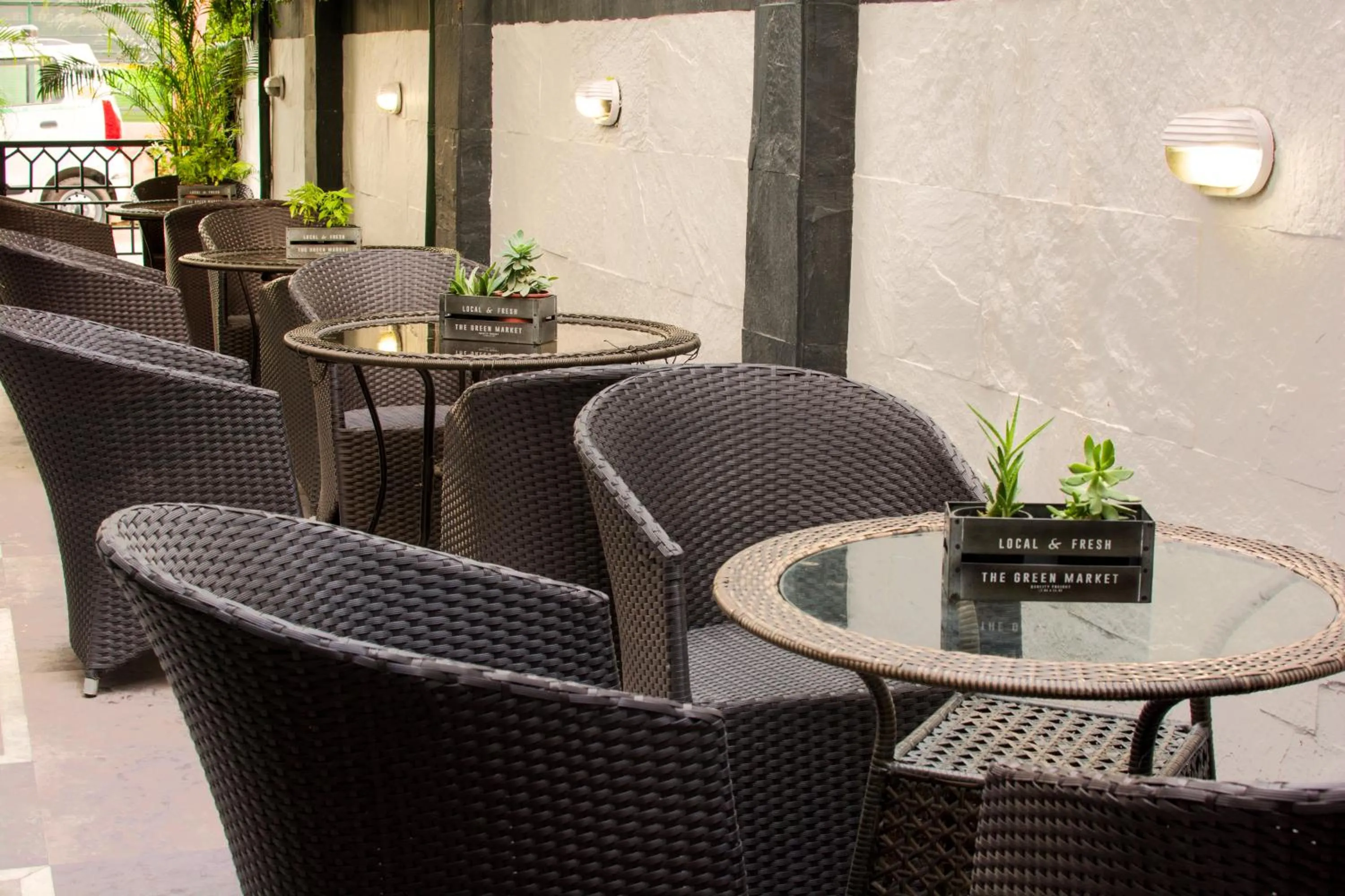 Seating area in Rockland Hotel, C.R Park