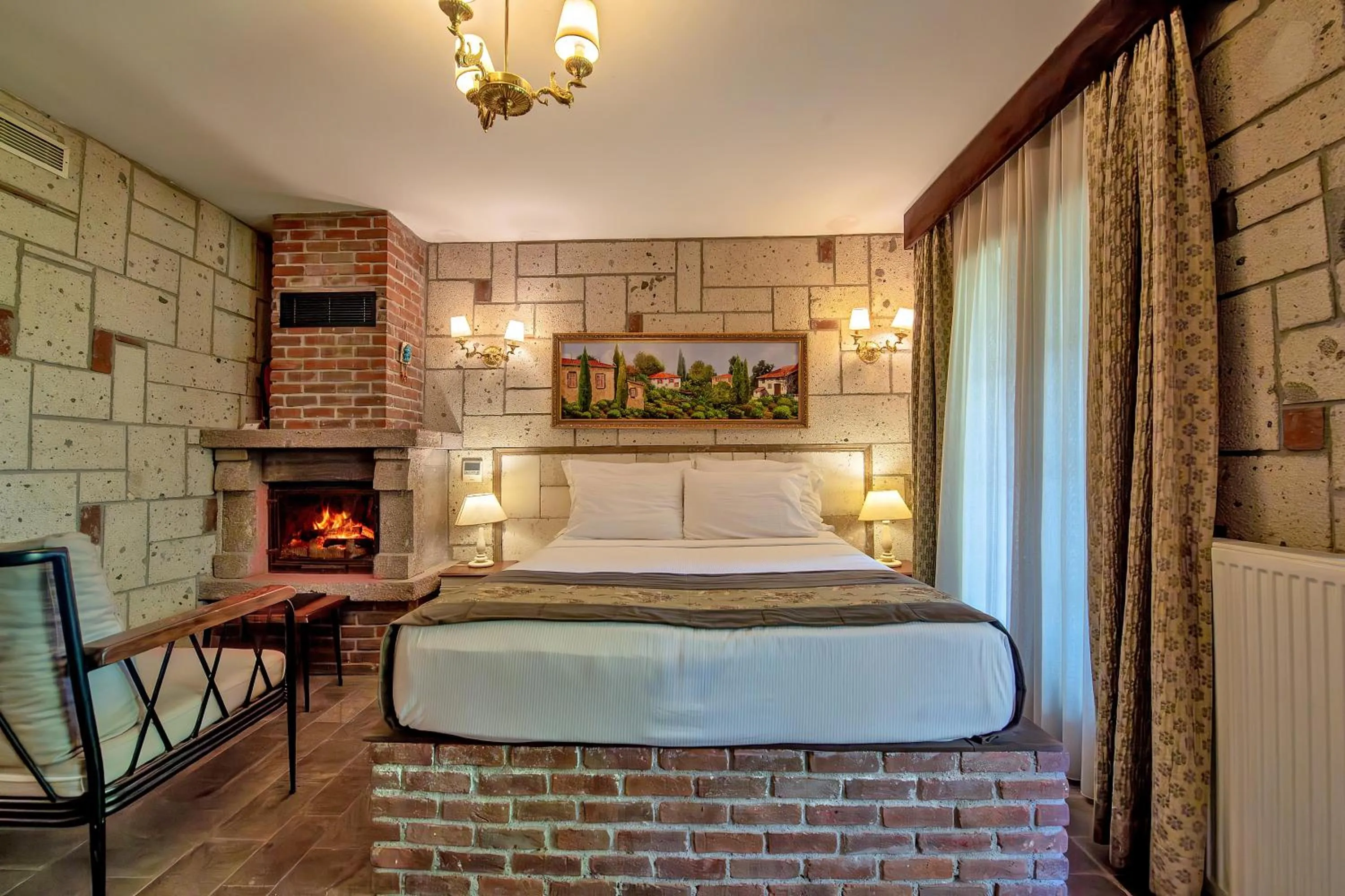 Bed in Wineport Lodge Agva Riverside Hotel & Winery