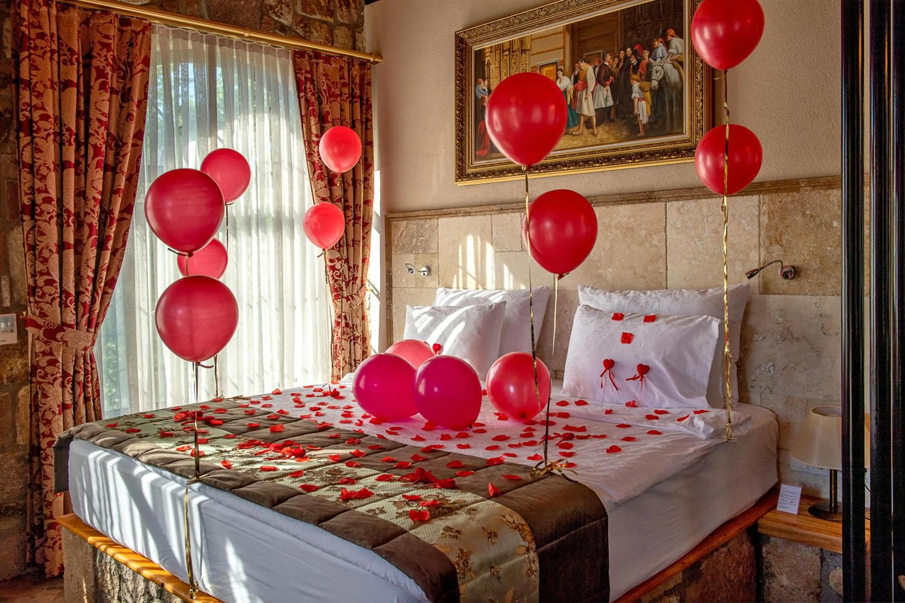 Landmark view, Bed in Wineport Lodge Agva Riverside Hotel & Winery