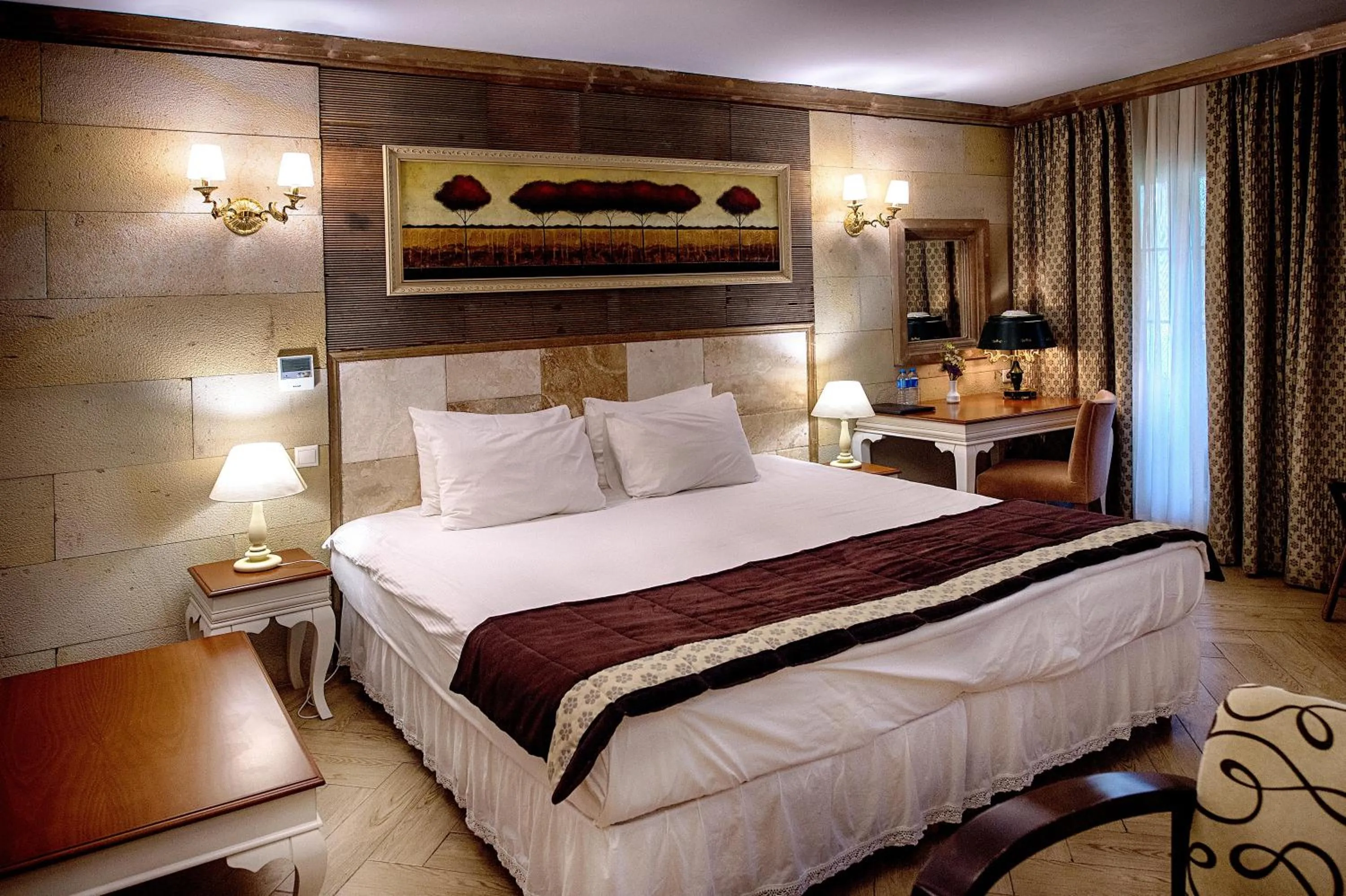 Bed in Wineport Lodge Agva Riverside Hotel & Winery