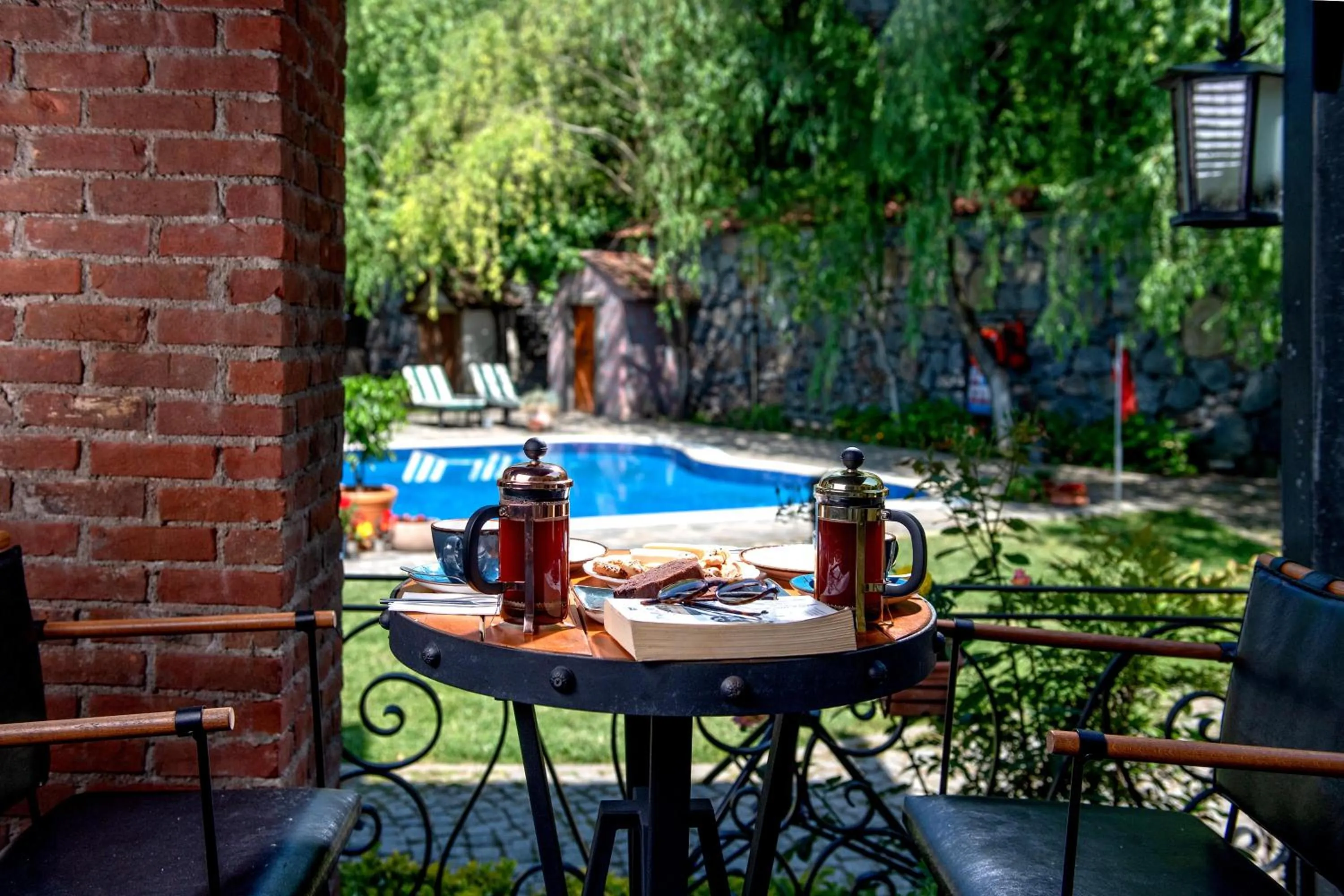 Balcony/Terrace in Wineport Lodge Agva Riverside Hotel & Winery