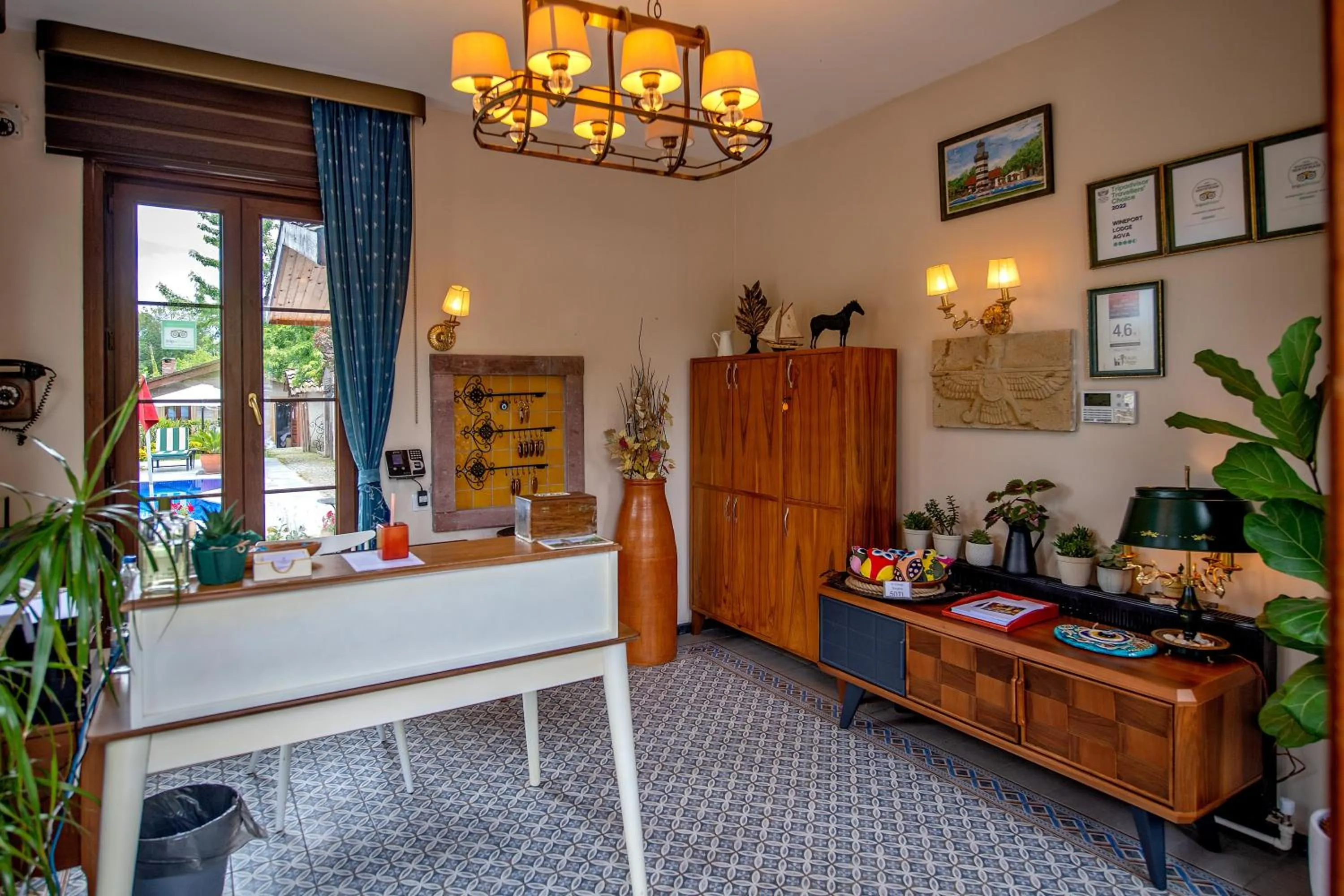 Lobby or reception in Wineport Lodge Agva Riverside Hotel & Winery