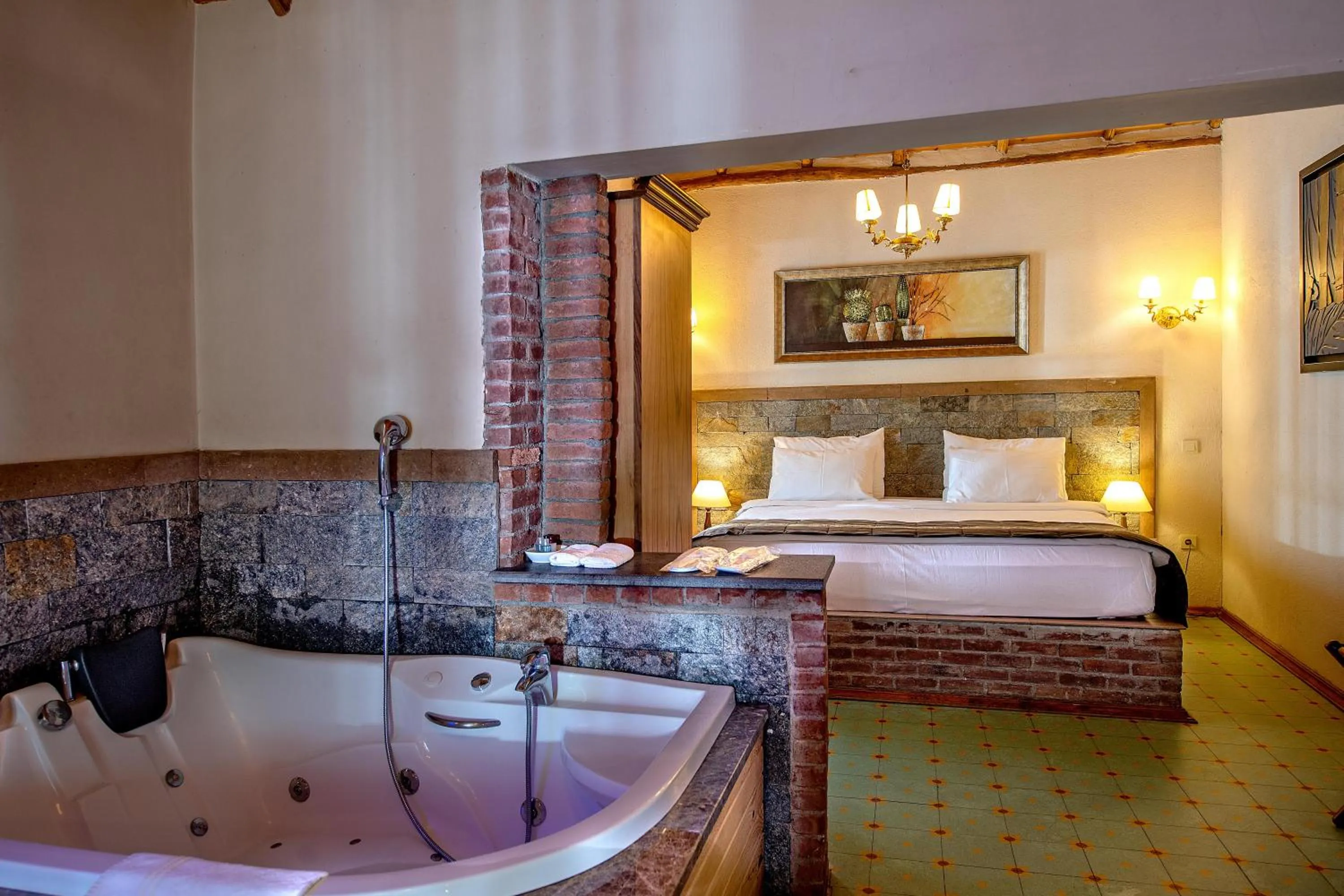 Bed in Wineport Lodge Agva Riverside Hotel & Winery