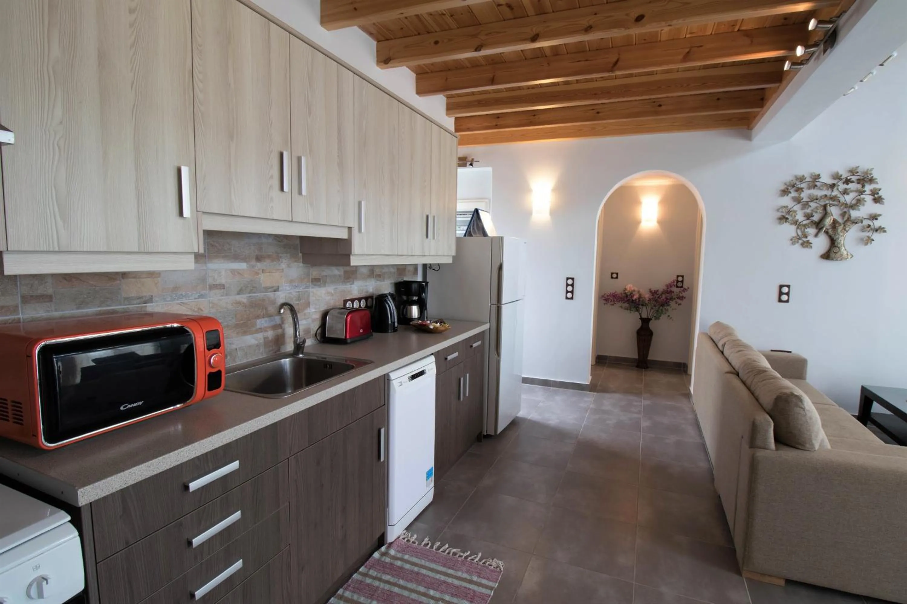 Kitchen or kitchenette in Villa de la Mer