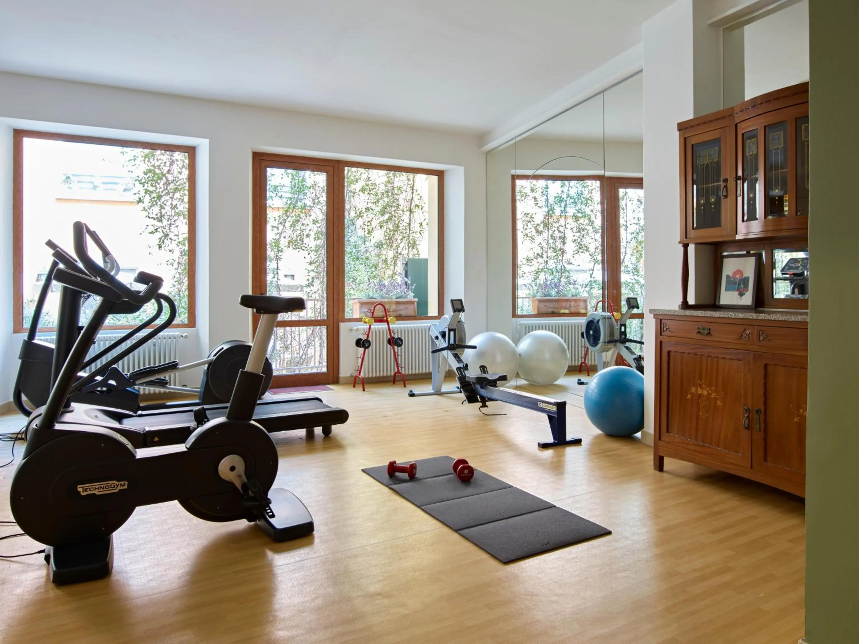 Fitness centre/facilities in Hotel America