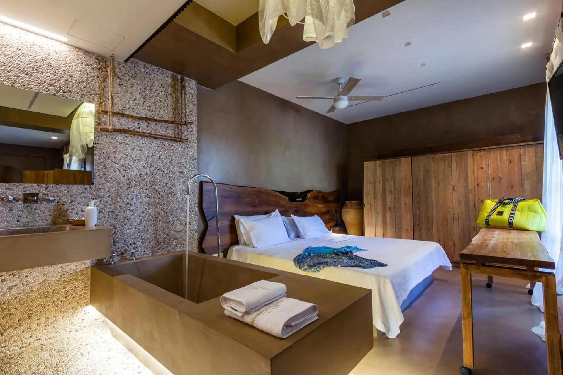 Bed in Skopelos Holidays Hotel & Spa