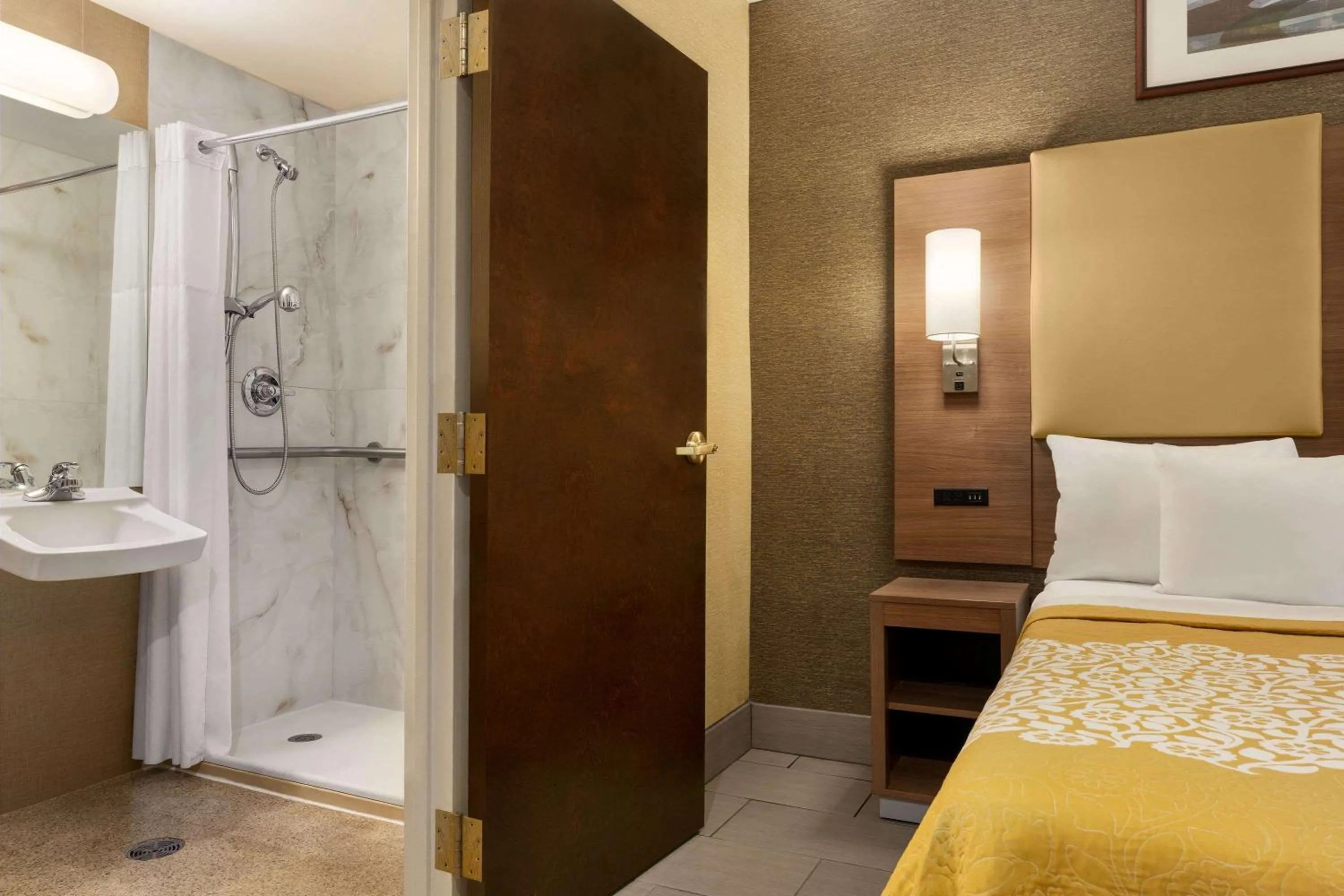 Photo of the whole room, Bathroom in Days Inn by Wyndham Brooklyn