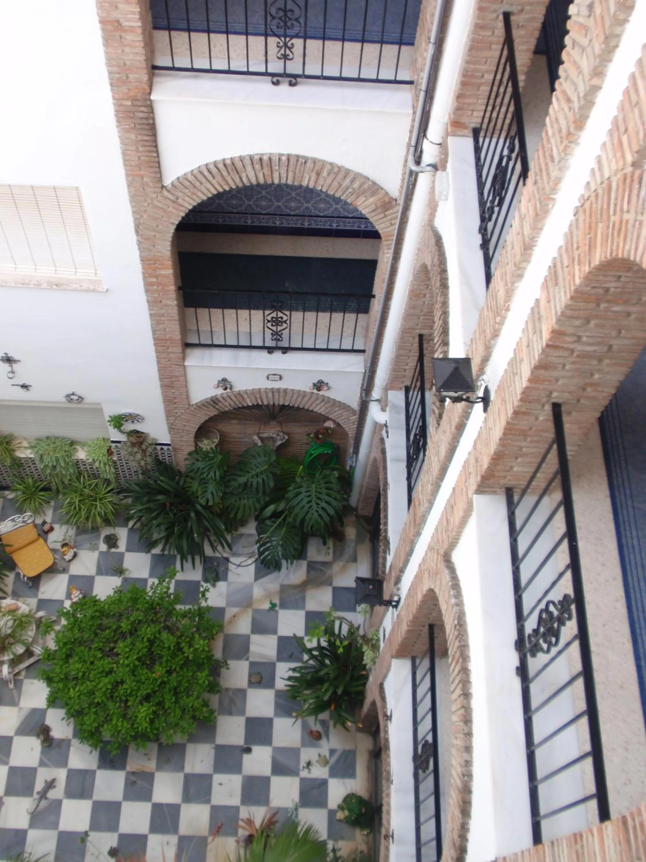 Patio in Hotel San Andres