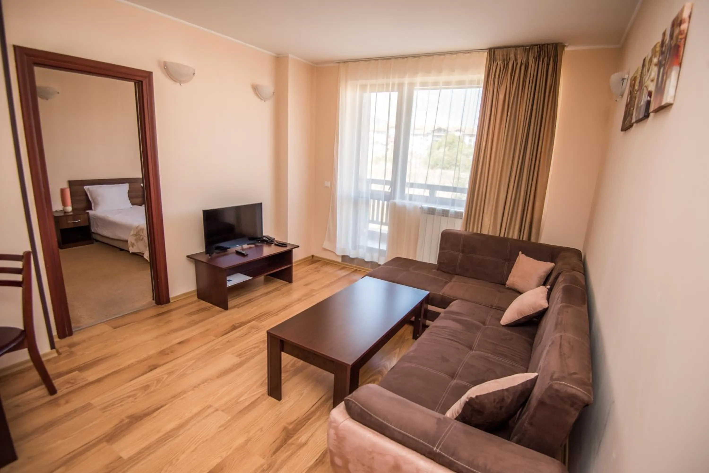 Living room, Bed in Apart Hotel Orbilux