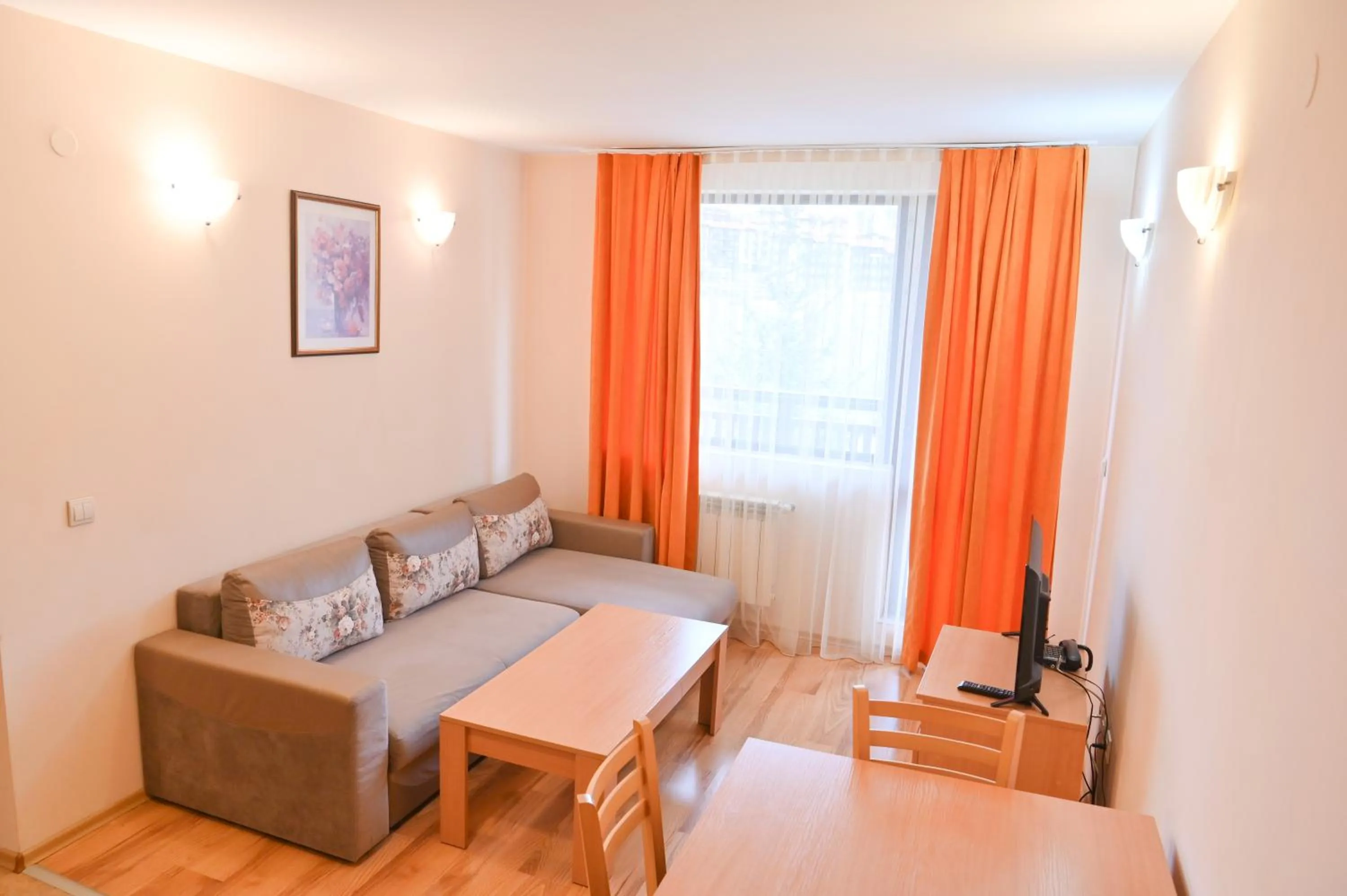 Bed in Apart Hotel Orbilux