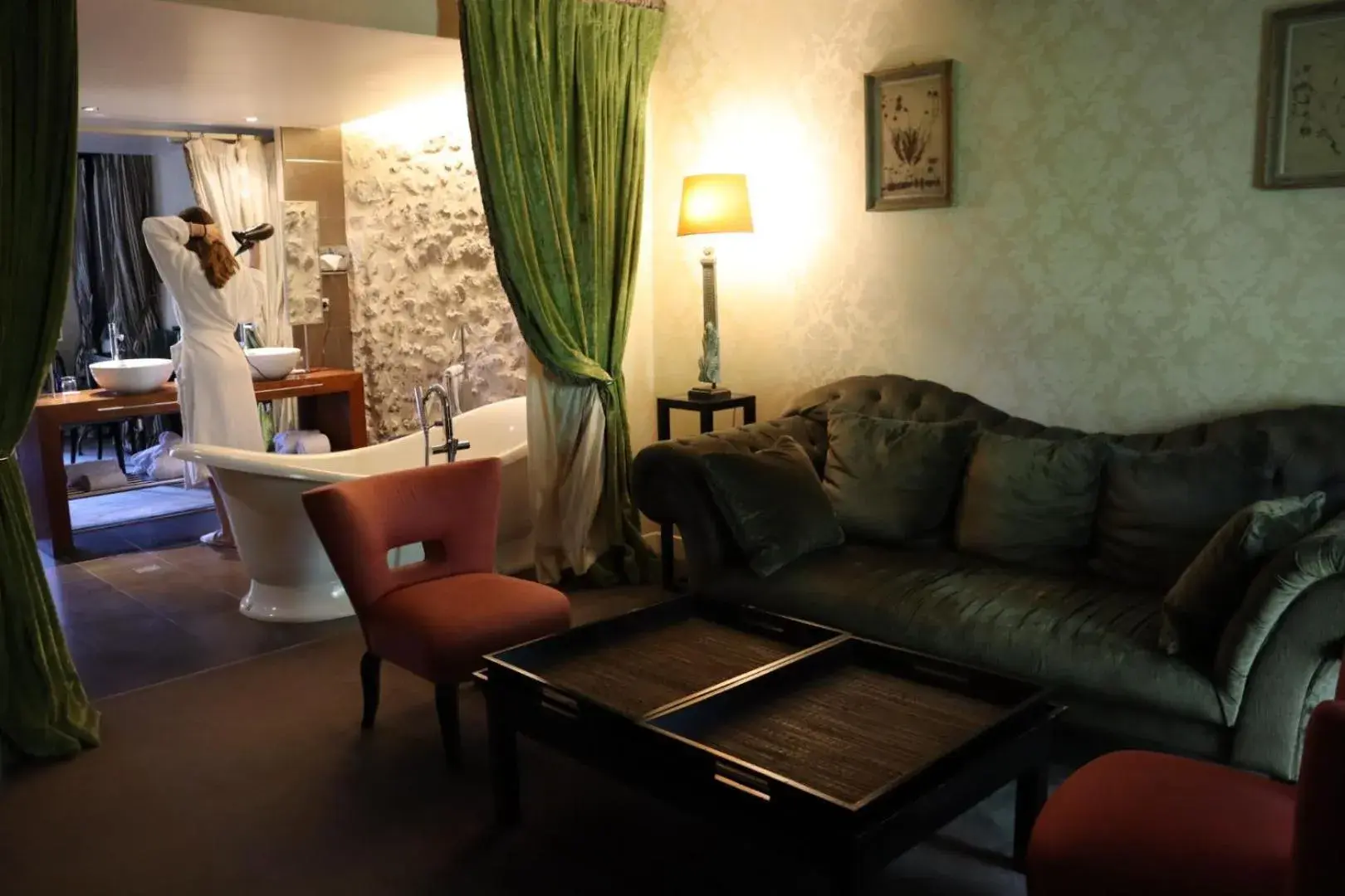 Living room in Chateau De Fere Living room in Chateau De Fere