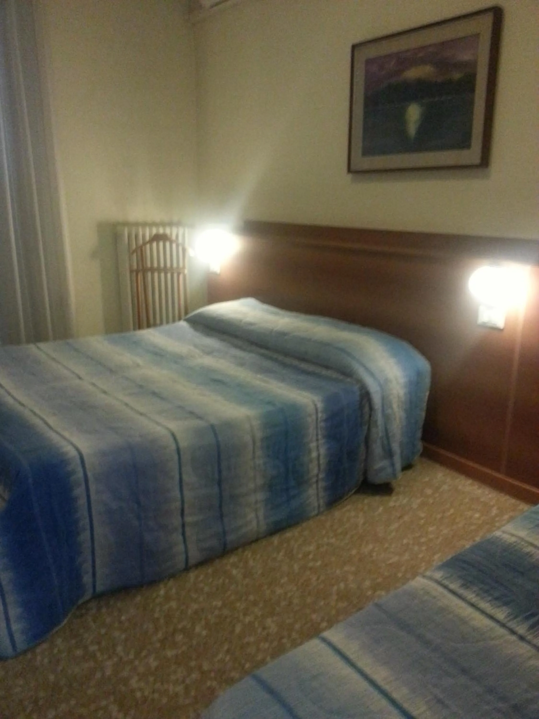 Bed in Hotel Lombardia