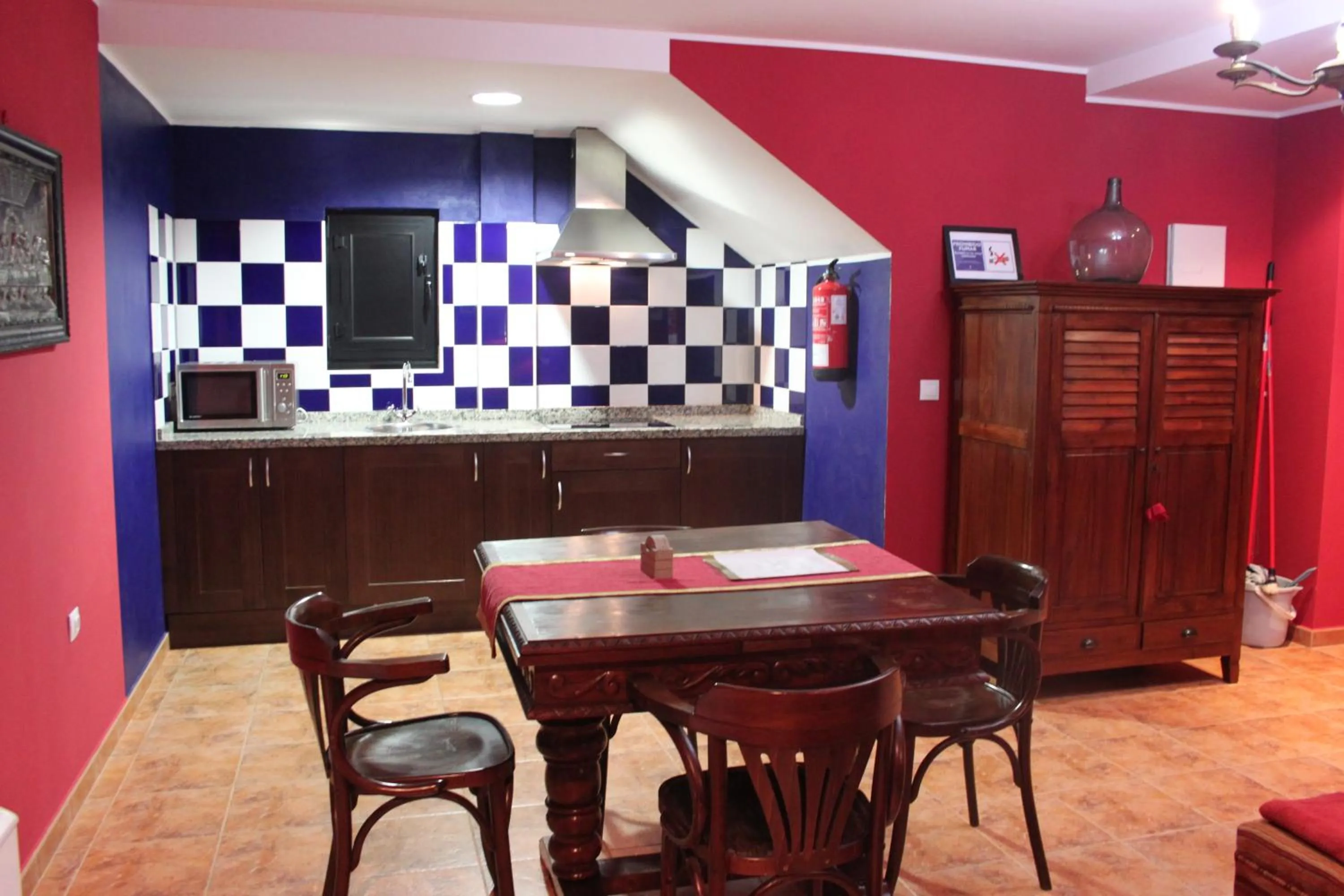 Kitchen or kitchenette in La Casona de la Roza