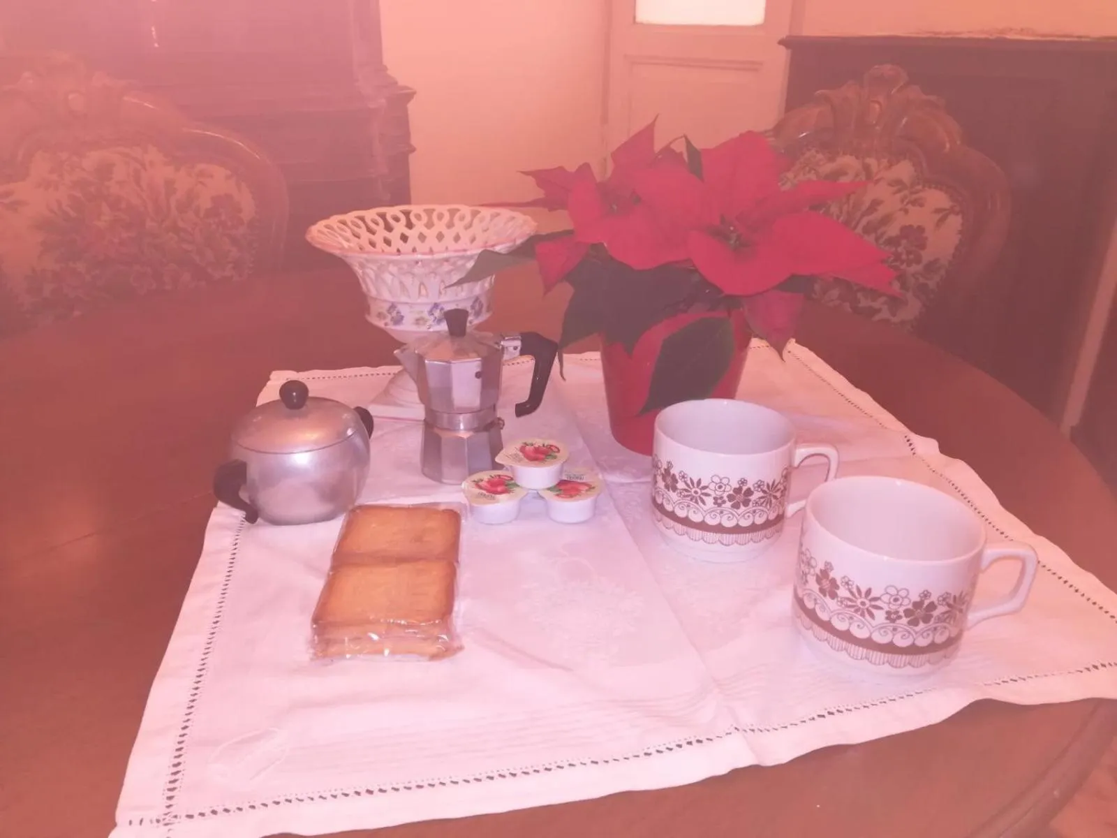 Italian breakfast in La Casa di Luigi