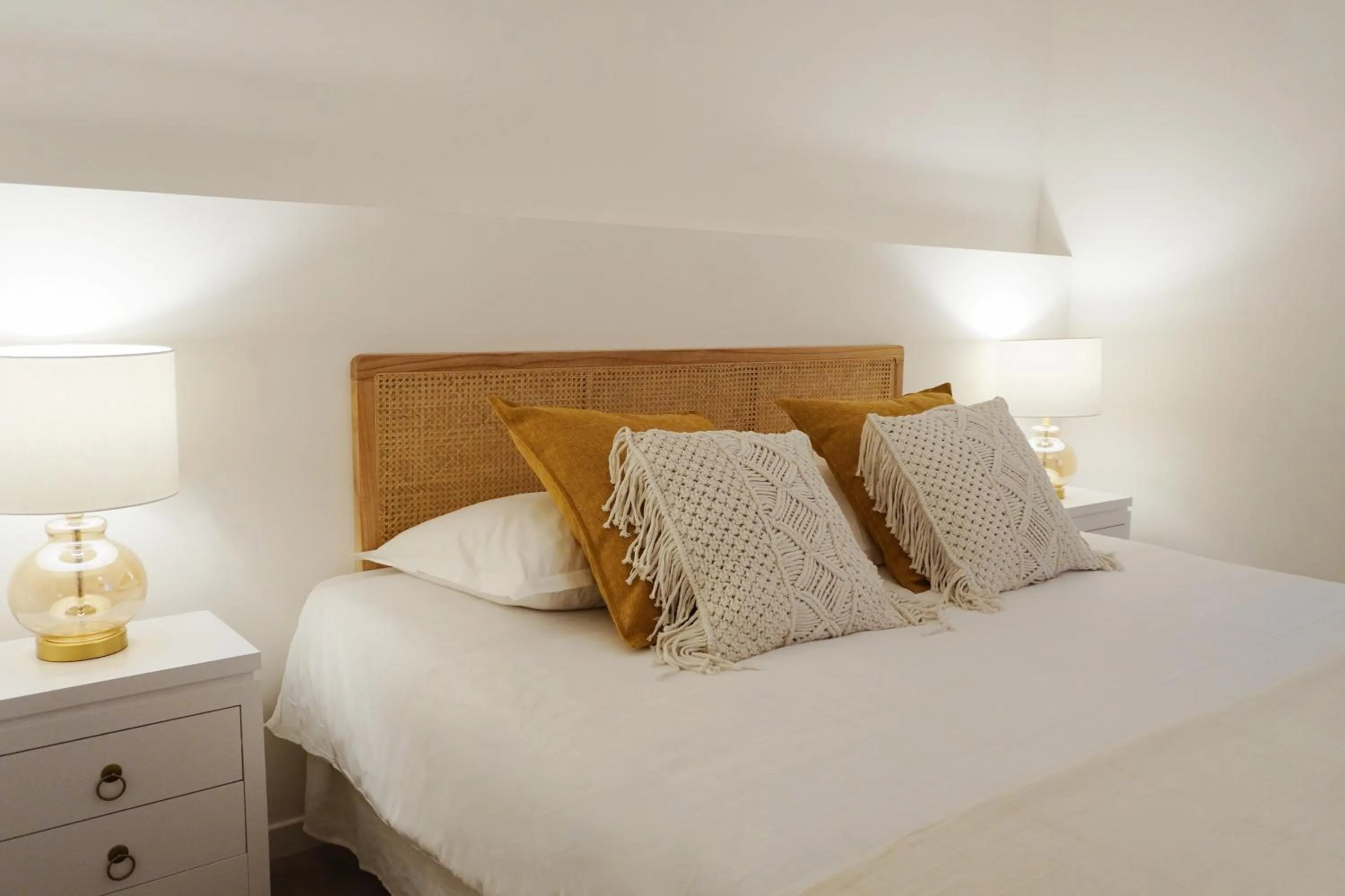 Bed in Hotel La Chaumette