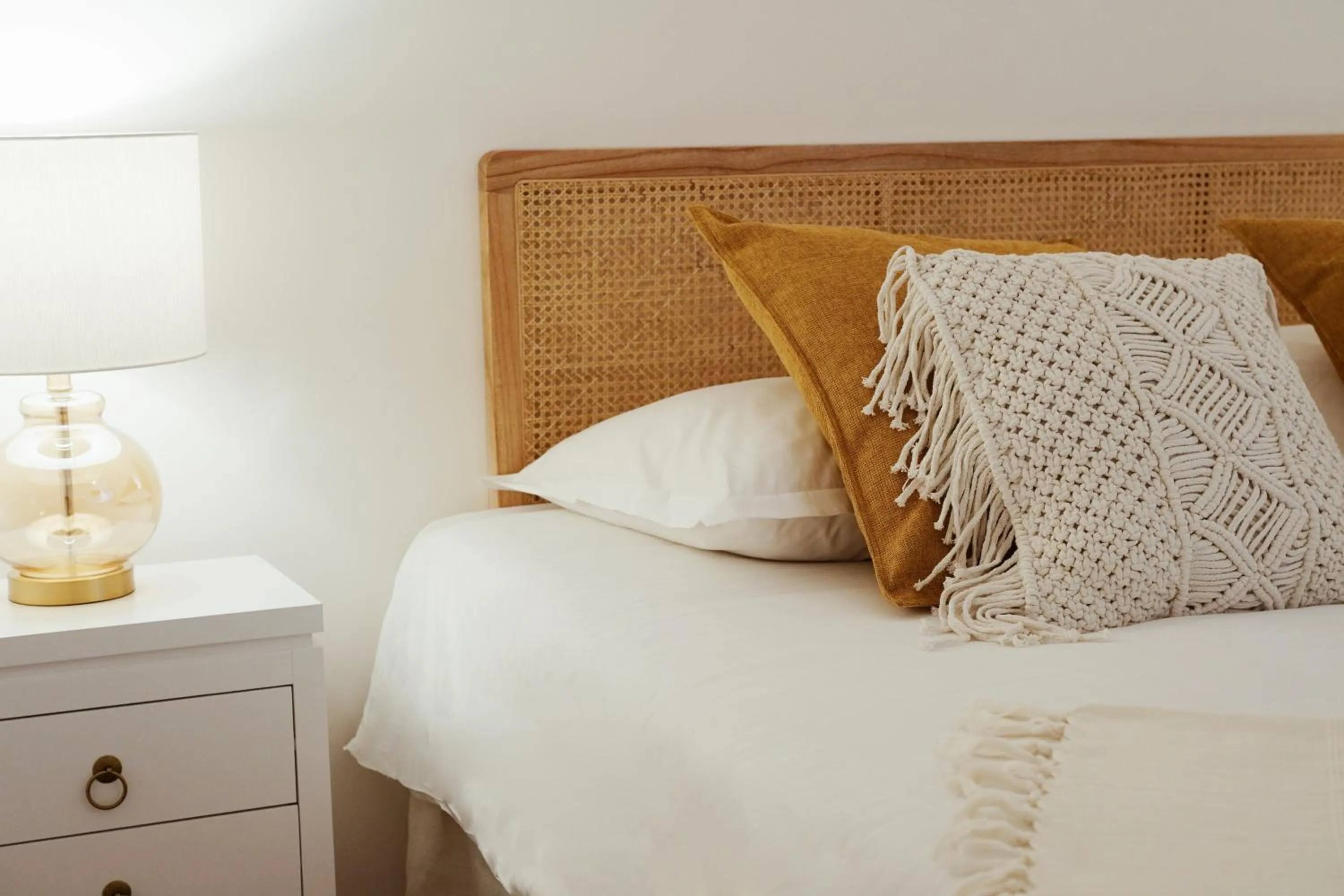 Bed in Hotel La Chaumette