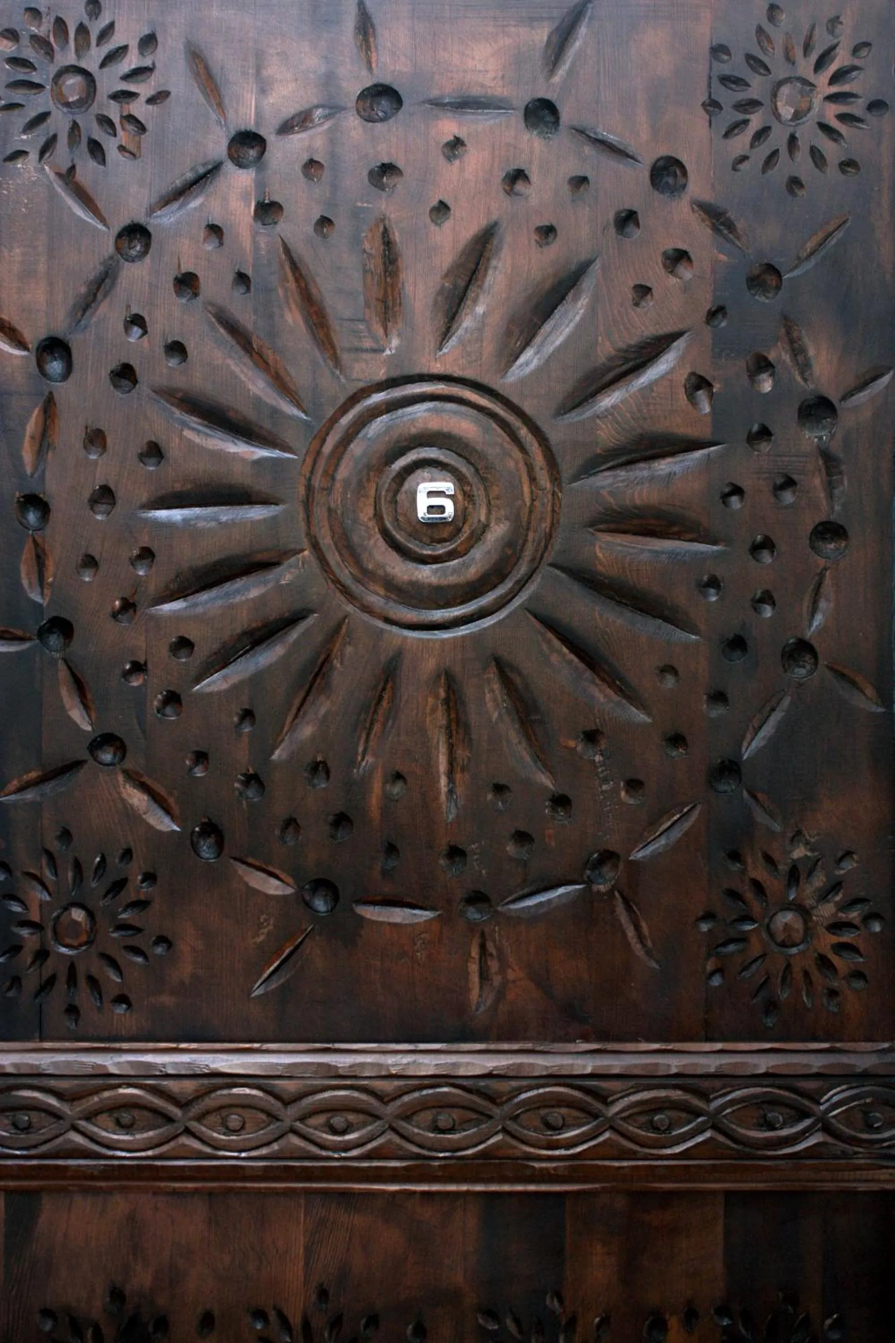 Decorative detail in Hostal Extramuros