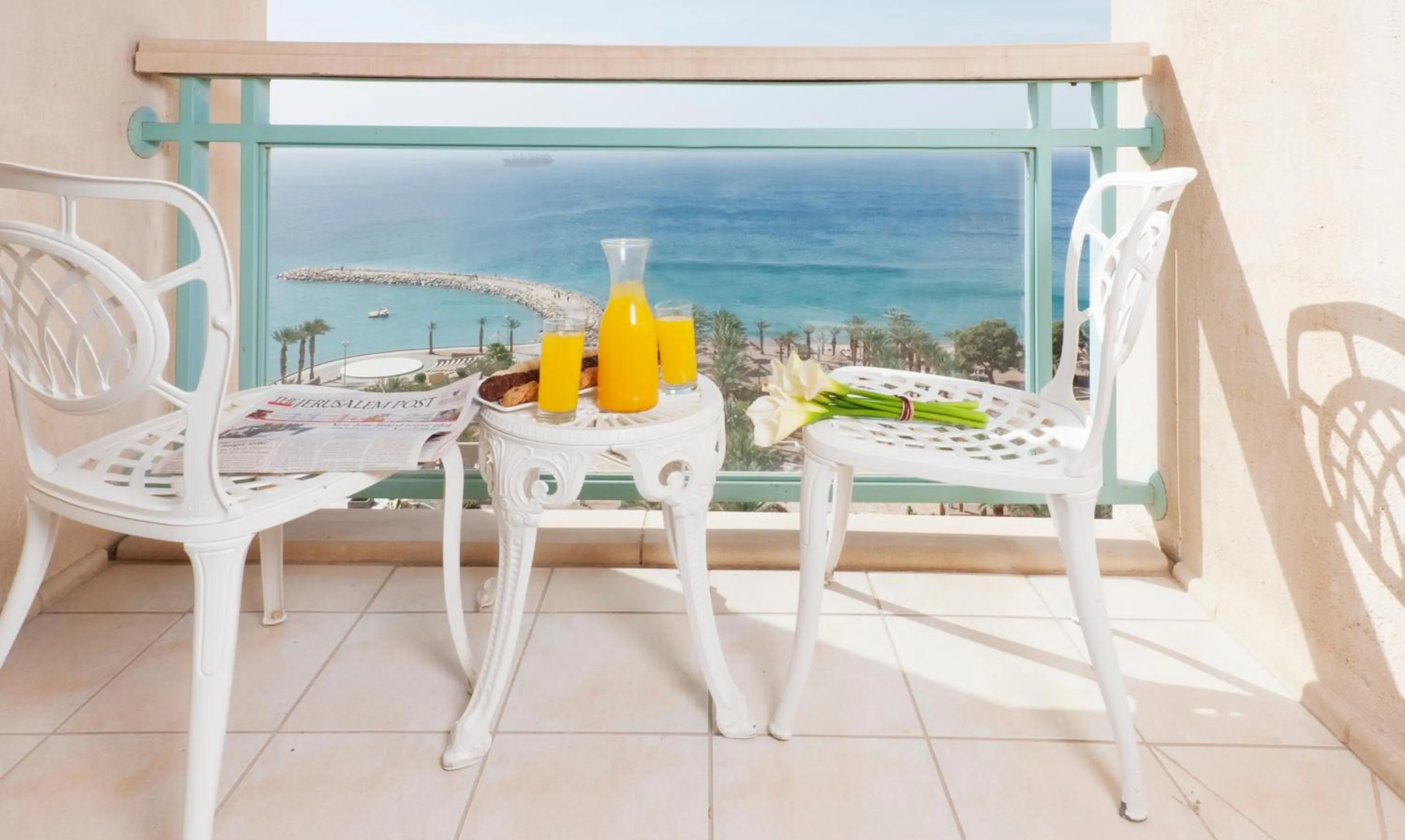 Balcony/Terrace in Herods Palace Hotels & Spa Eilat a Premium collection by Fattal Hotels