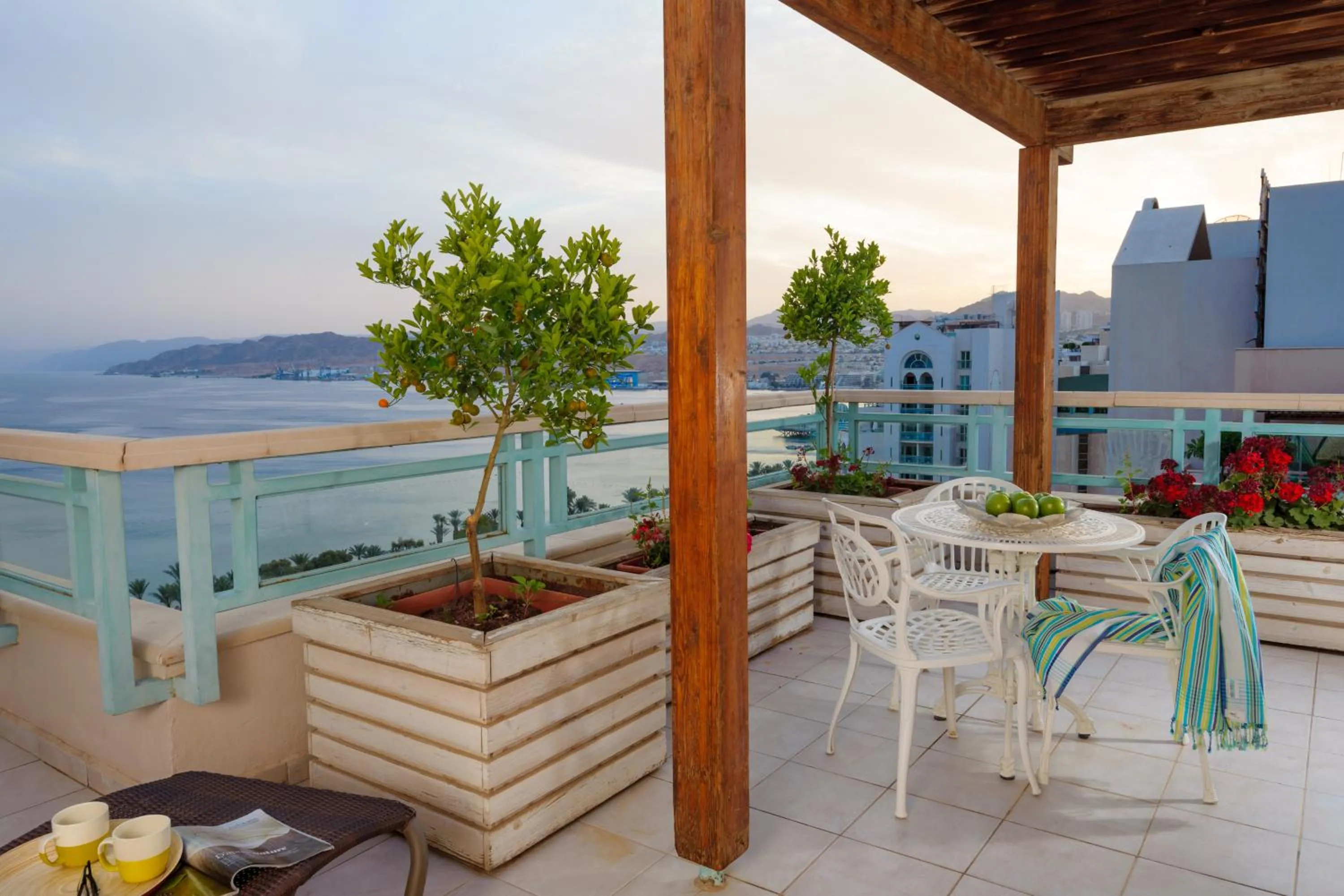 Balcony/Terrace in Herods Palace Hotels & Spa Eilat a Premium collection by Fattal Hotels