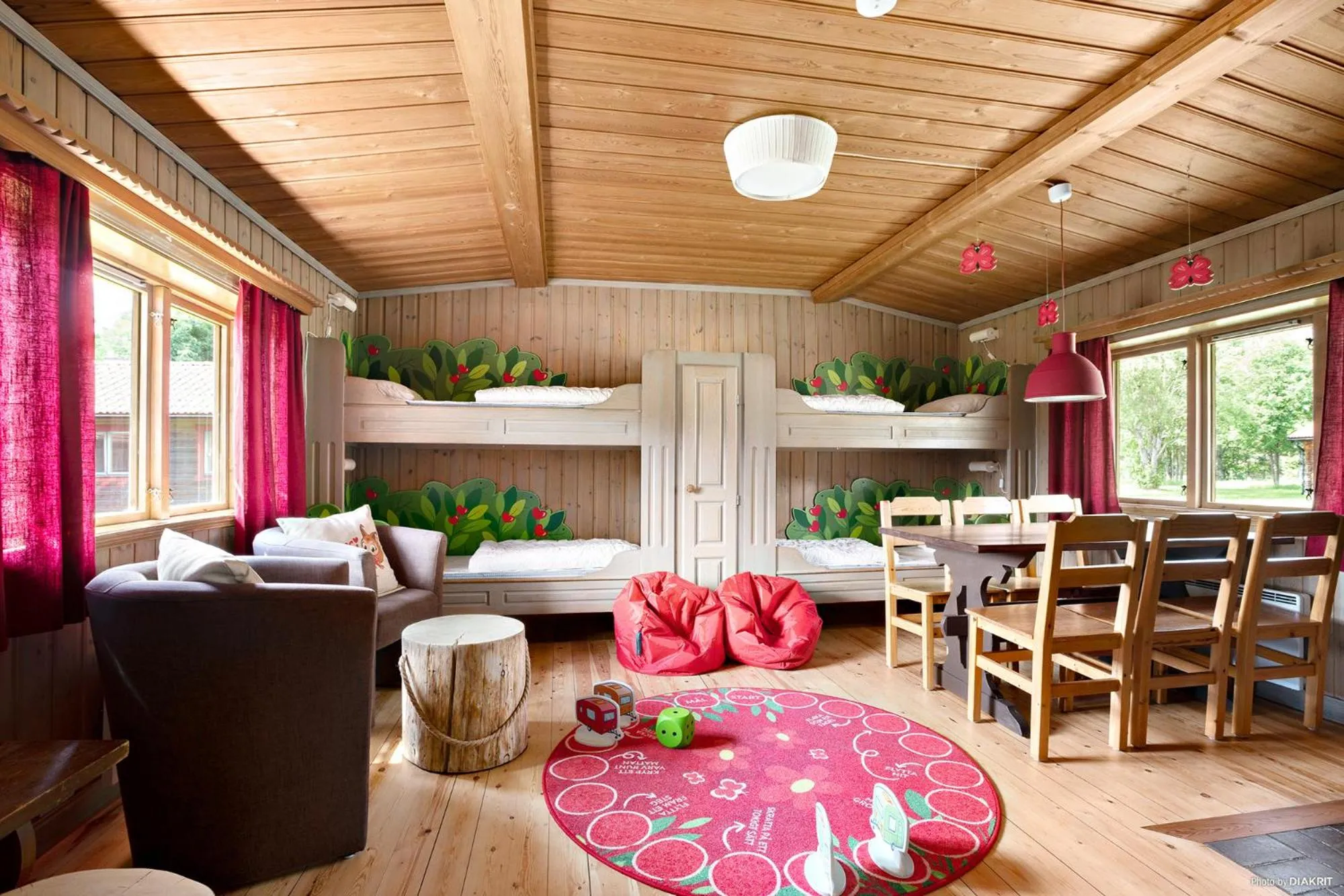 Living room in First Camp Orsa - Dalarna