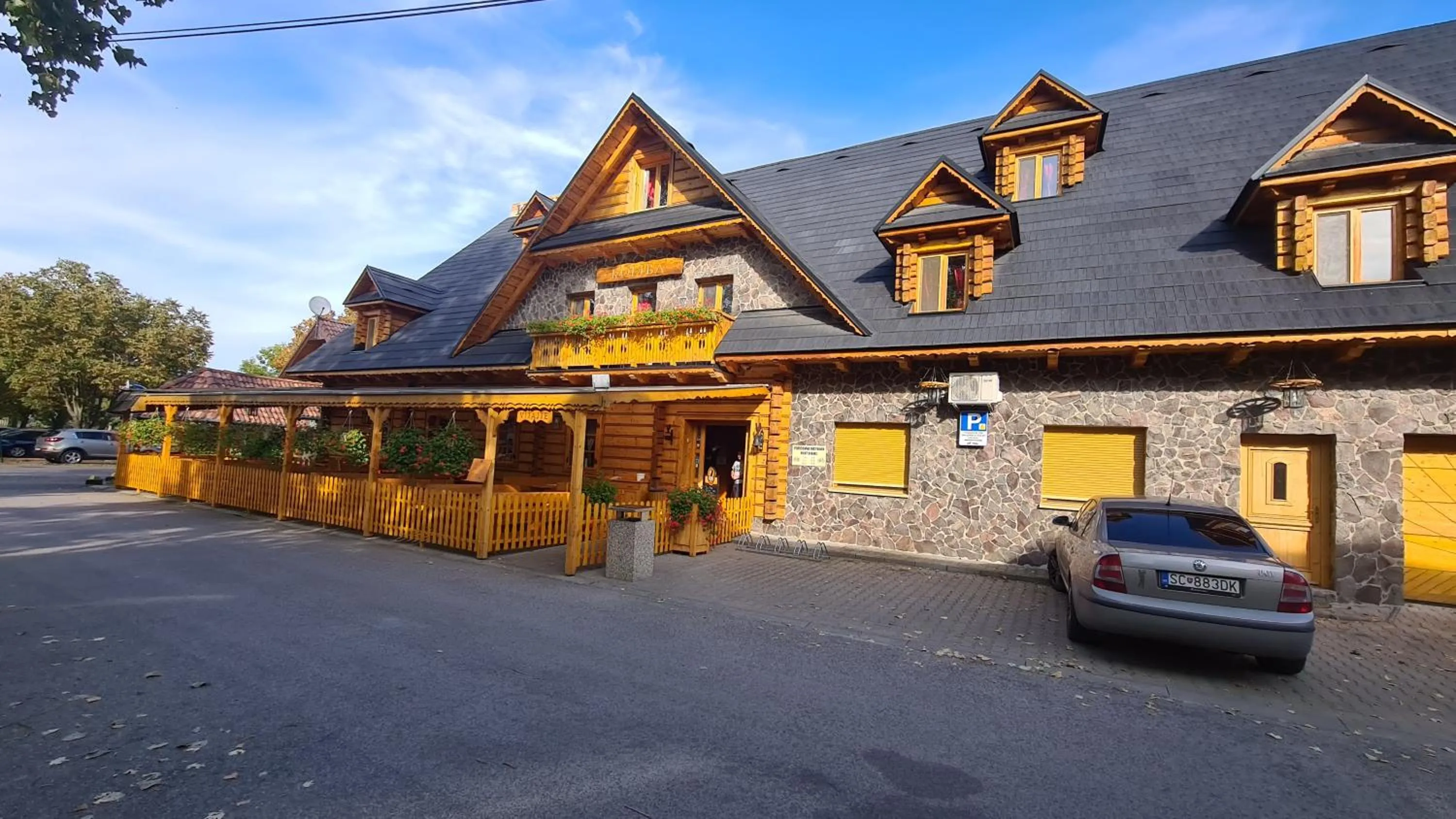 Facade/entrance in Hotel Koliba